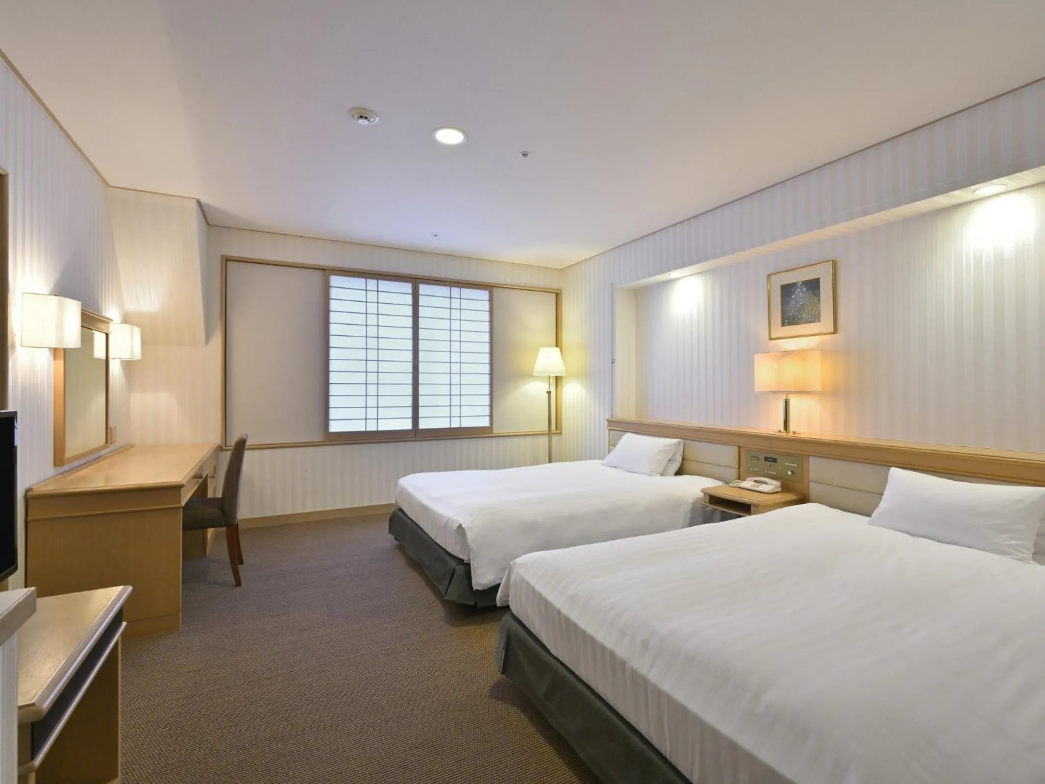 Bed in Rihga Hotel Zest Takamatsu