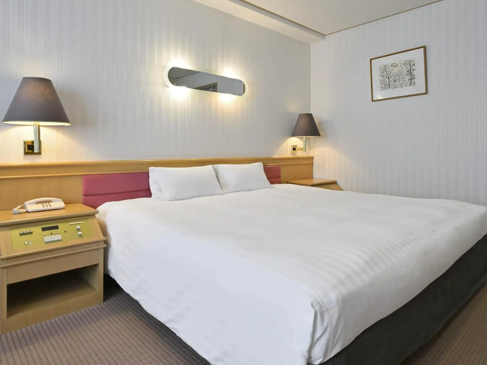 Bed in Rihga Hotel Zest Takamatsu Bed in Rihga Hotel Zest Takamatsu