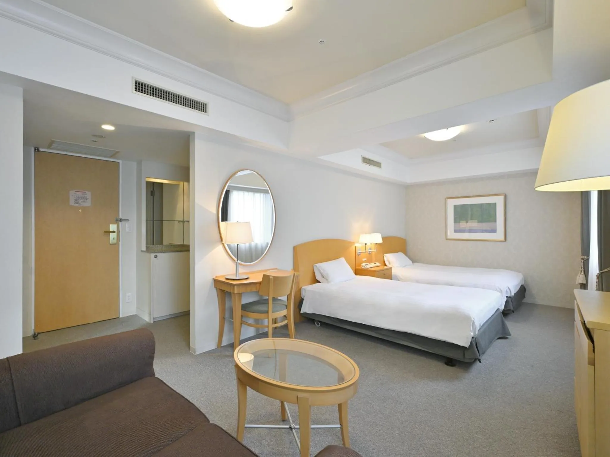Bed in Rihga Hotel Zest Takamatsu