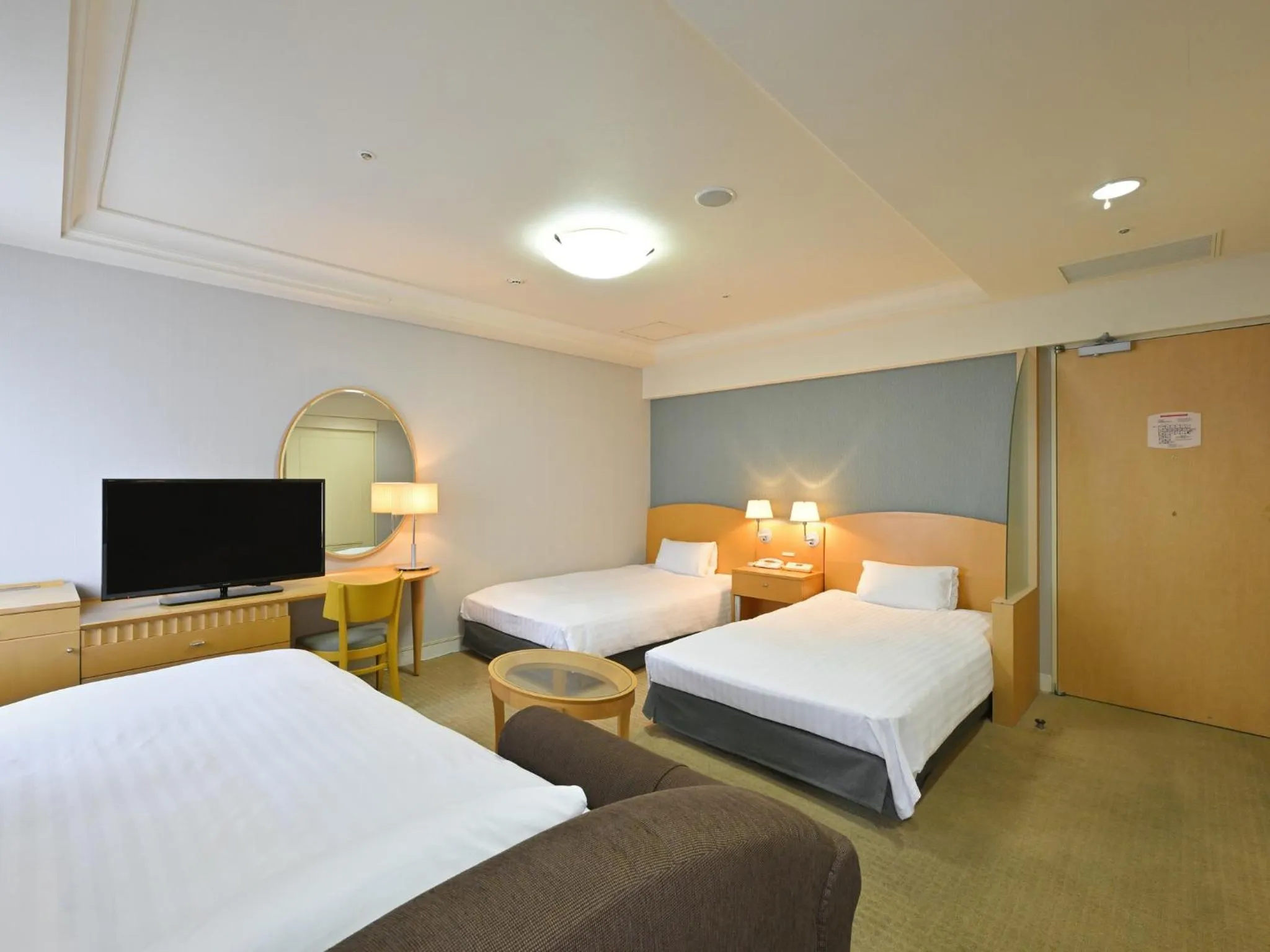 Bed in Rihga Hotel Zest Takamatsu