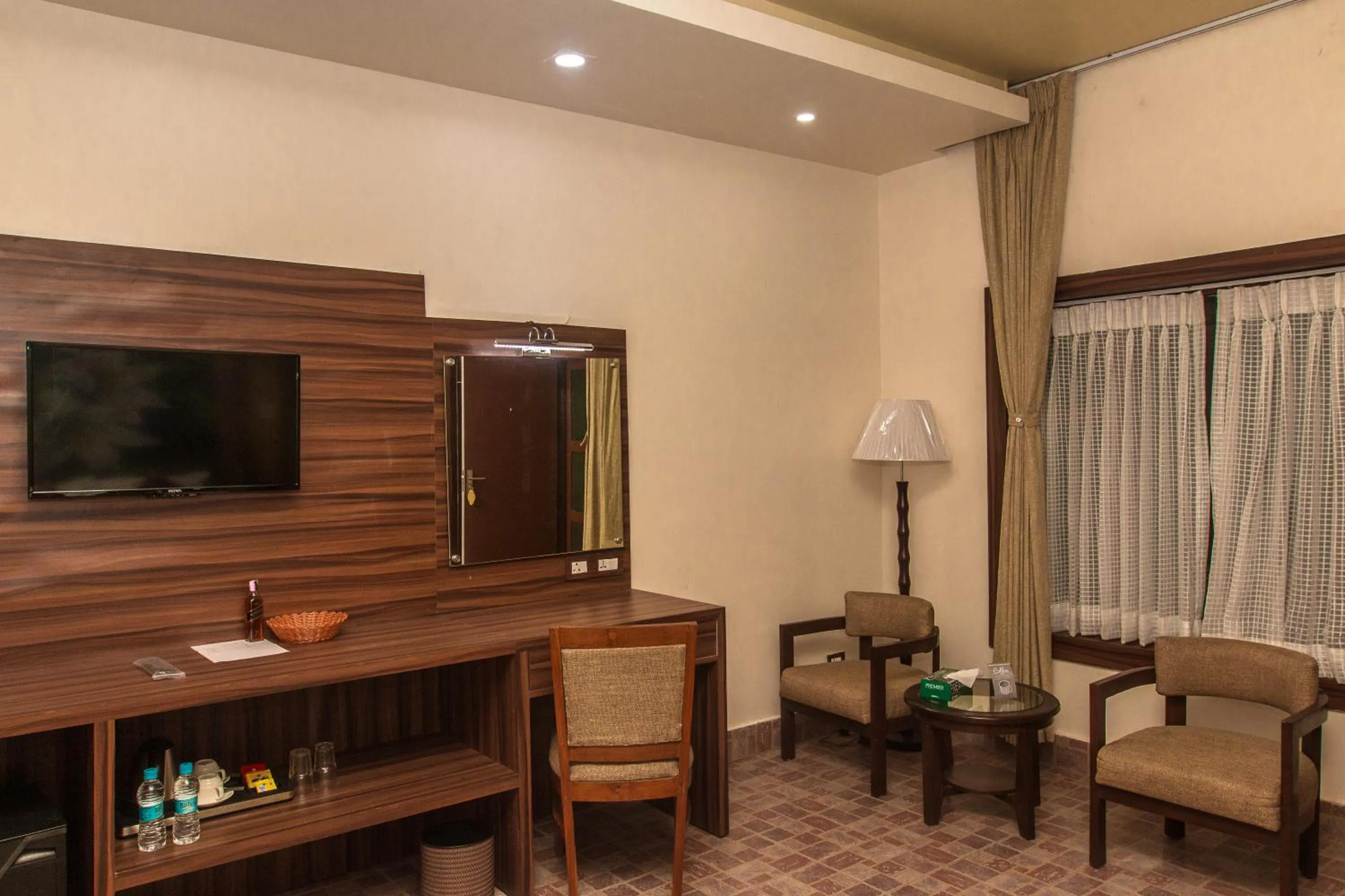 Seating area in Jungle Safari Lodge- Serenity in the Wild