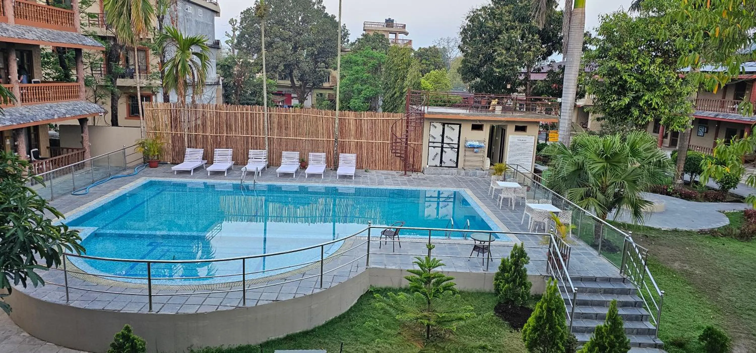 Swimming pool in Jungle Safari Lodge- Serenity in the Wild
