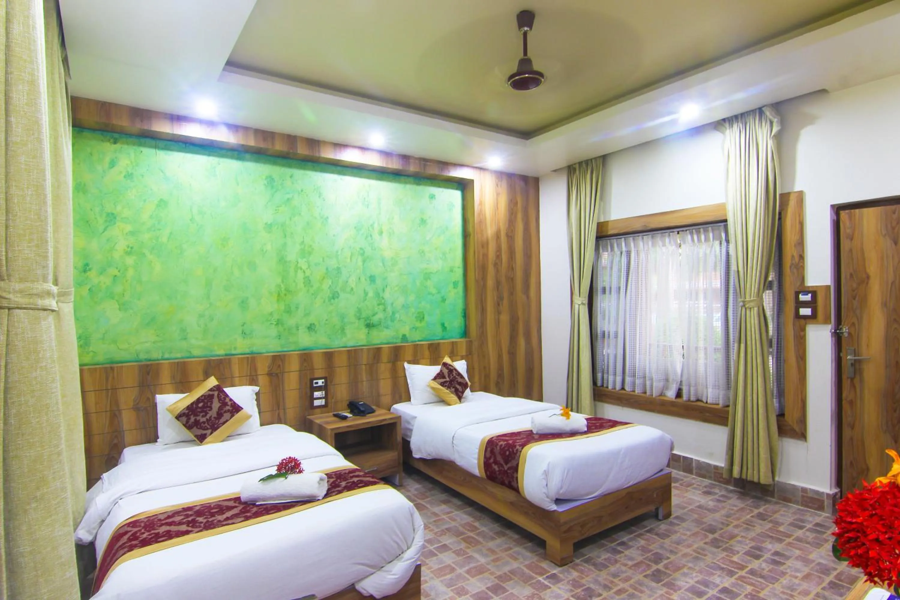 Bed in Jungle Safari Lodge- Serenity in the Wild