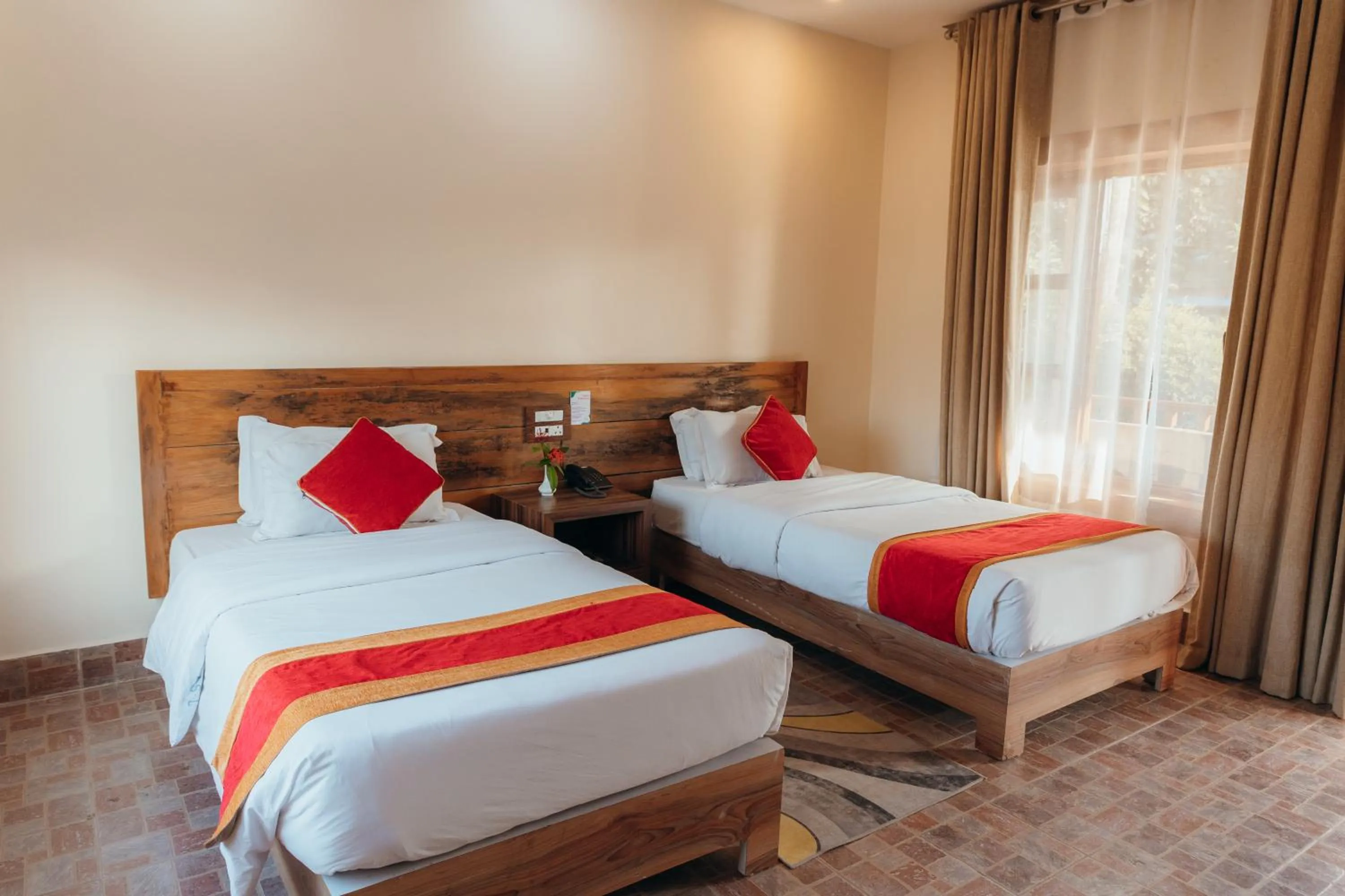 Bed in Jungle Safari Lodge- Serenity in the Wild