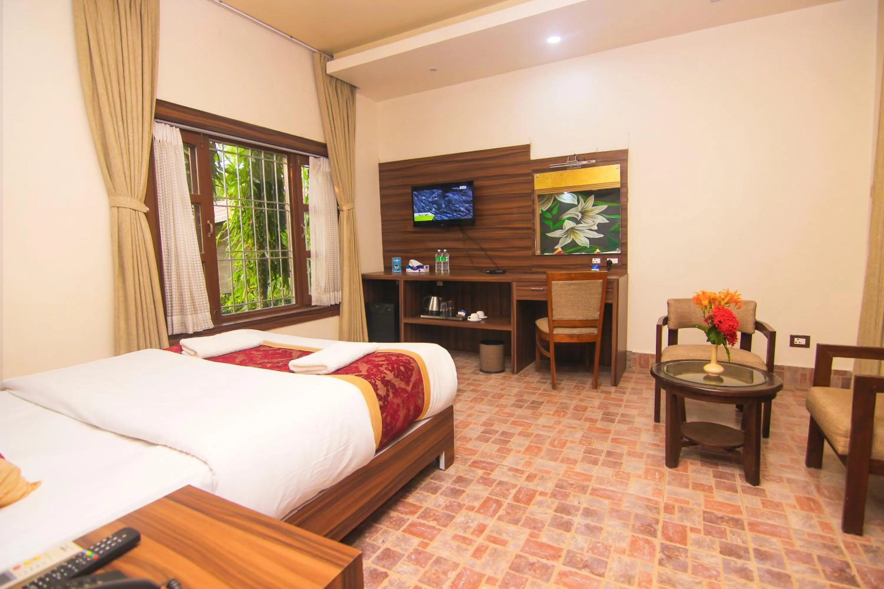 Photo of the whole room, Bed in Jungle Safari Lodge- Serenity in the Wild