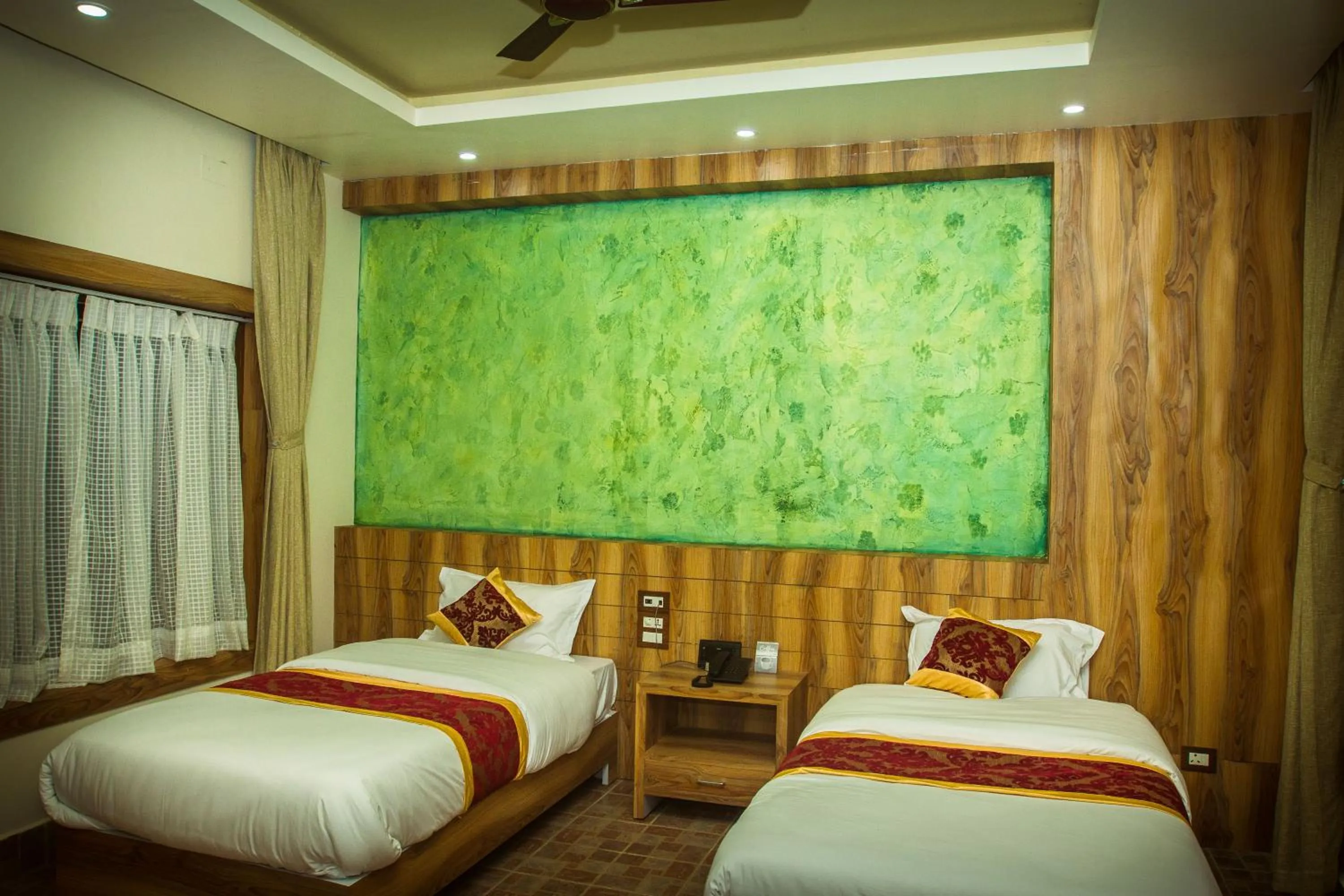 Living room, Bed in Jungle Safari Lodge- Serenity in the Wild