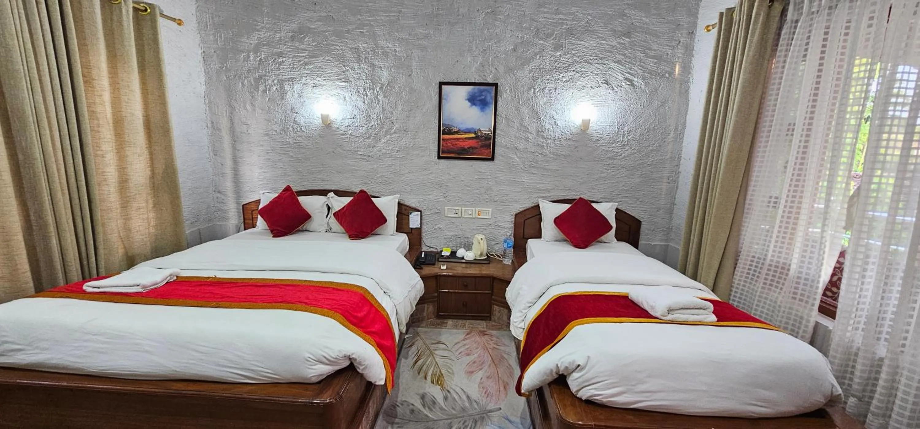 Bed in Jungle Safari Lodge- Serenity in the Wild