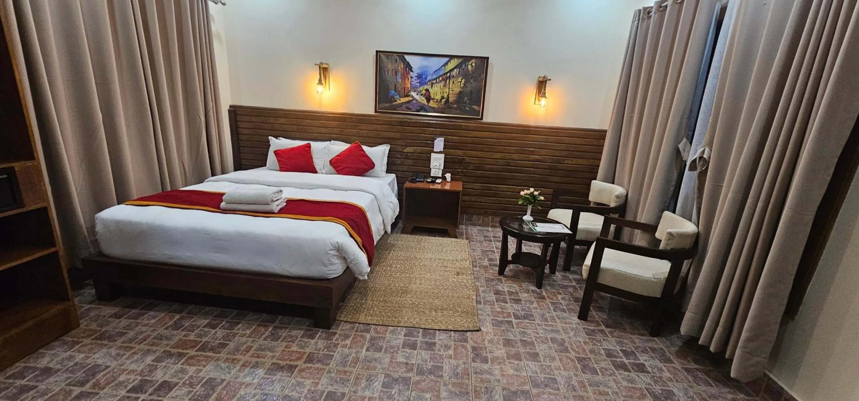 Bedroom, Bed in Jungle Safari Lodge- Serenity in the Wild