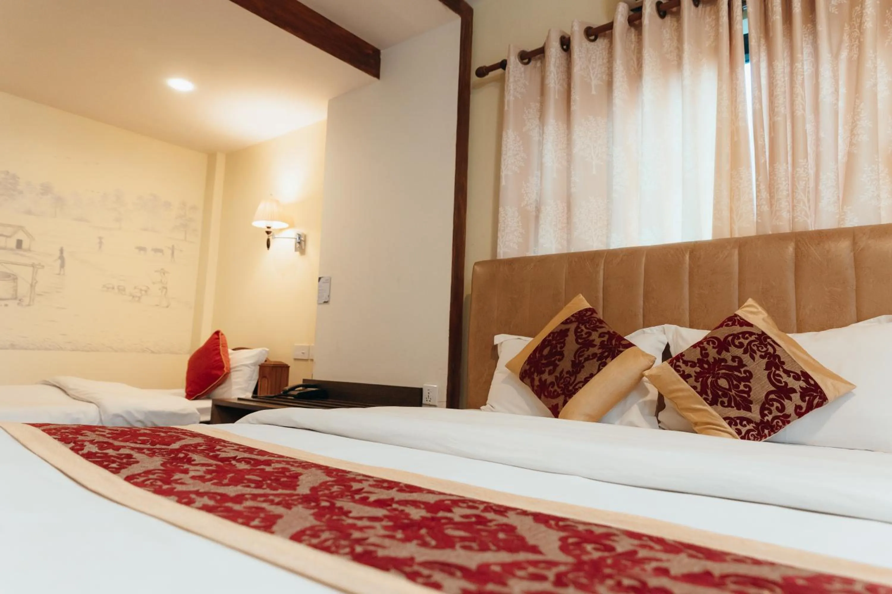 Bed in Jungle Safari Lodge- Serenity in the Wild