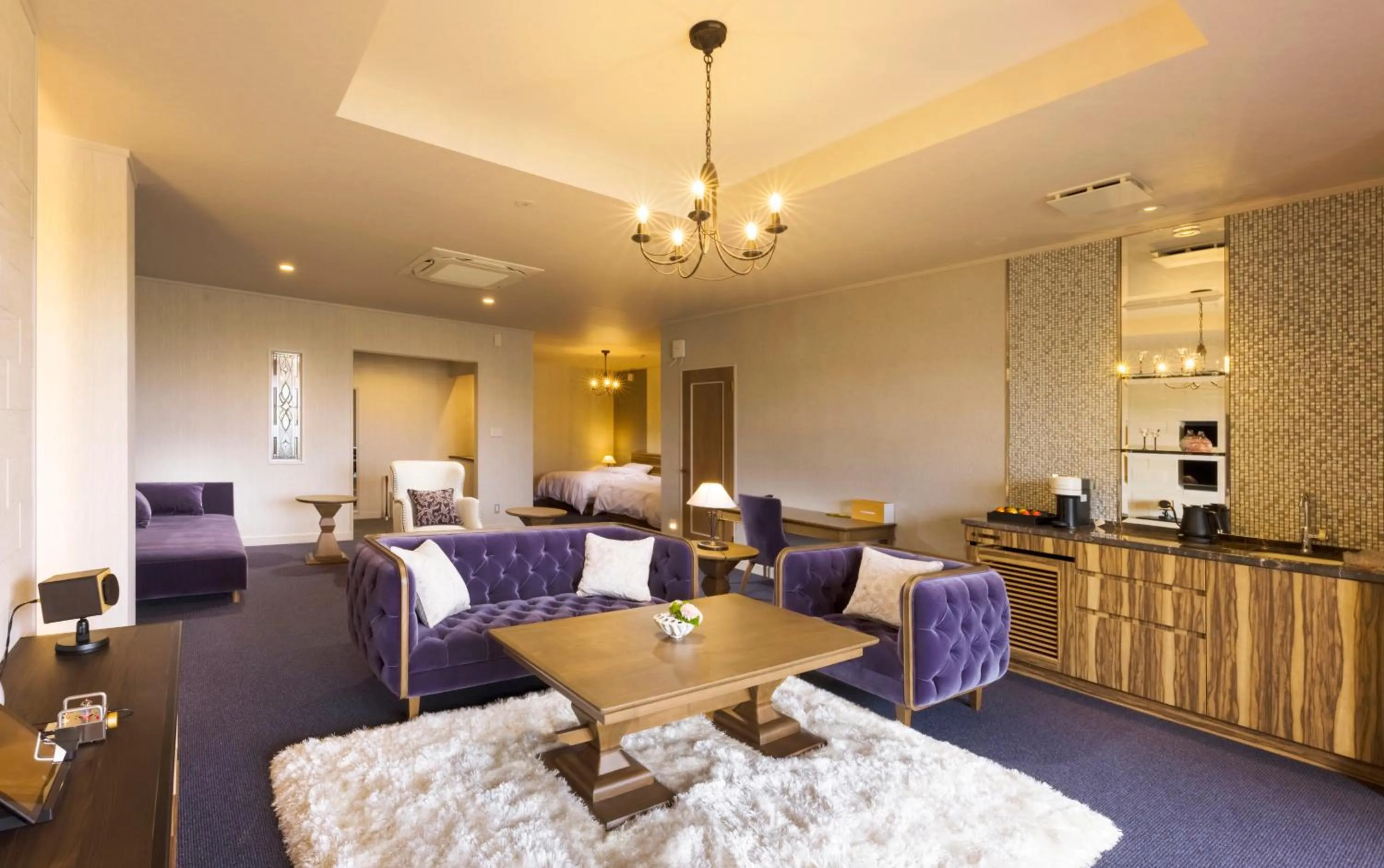 Living room in Katakura Silk Hotel