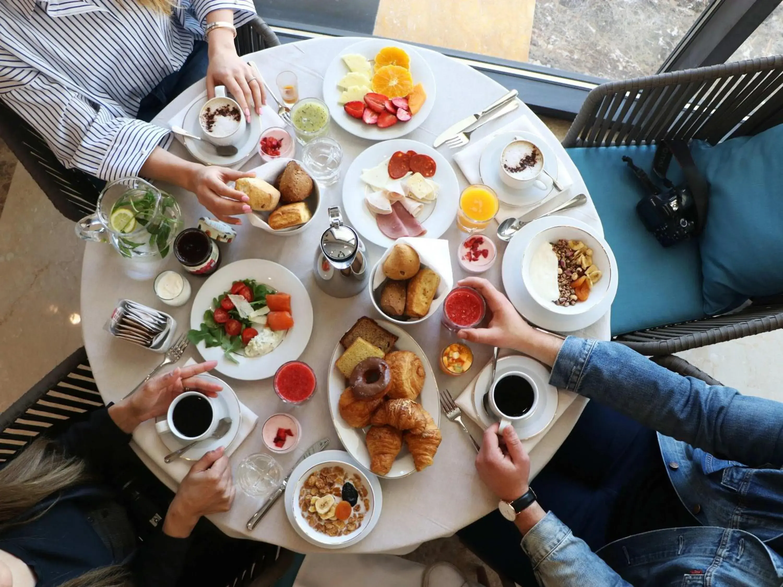 Breakfast in Mövenpick Hotel du Lac Tunis Breakfast in Mövenpick Hotel du Lac Tunis