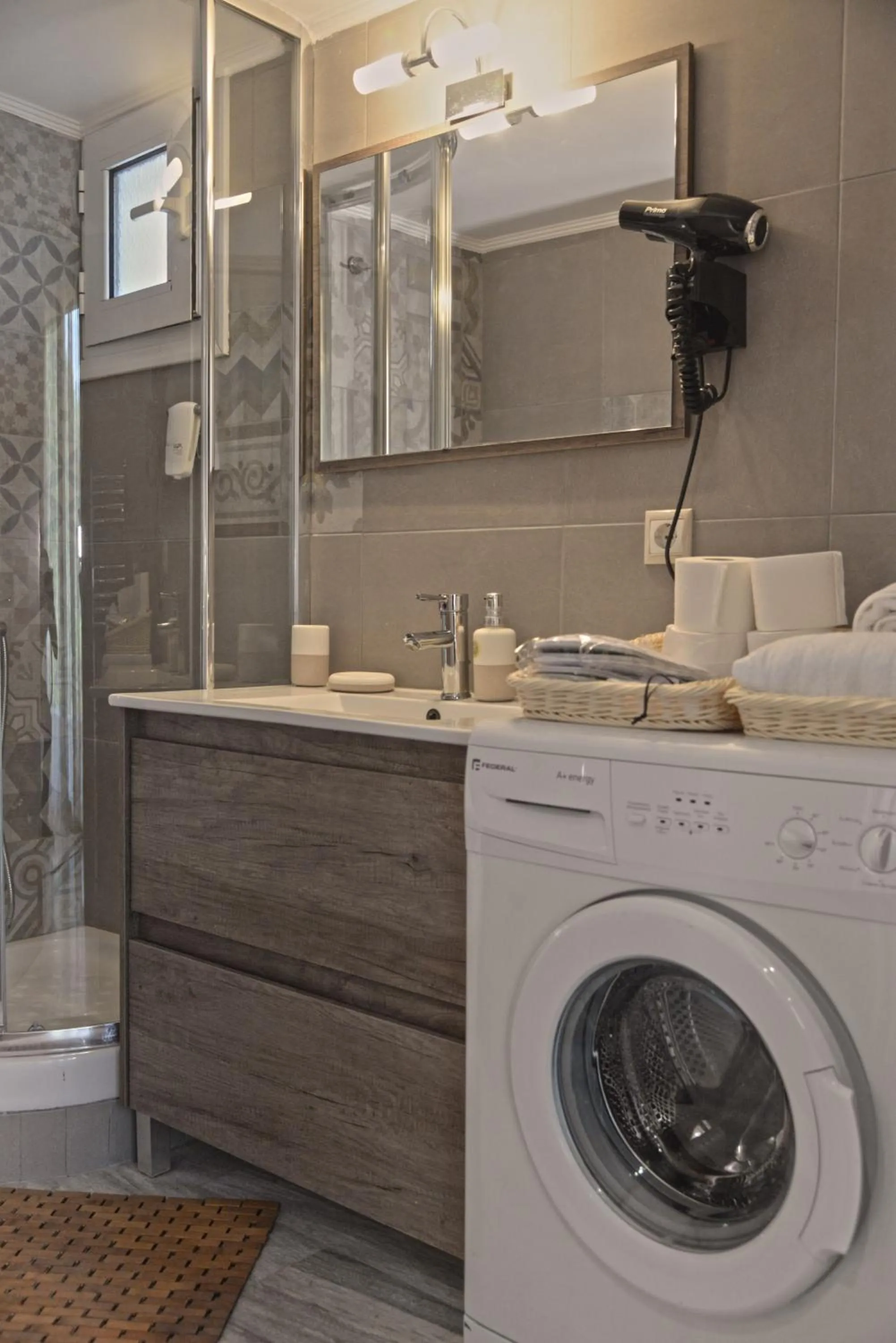 Bathroom in Mastiha Villas in Town