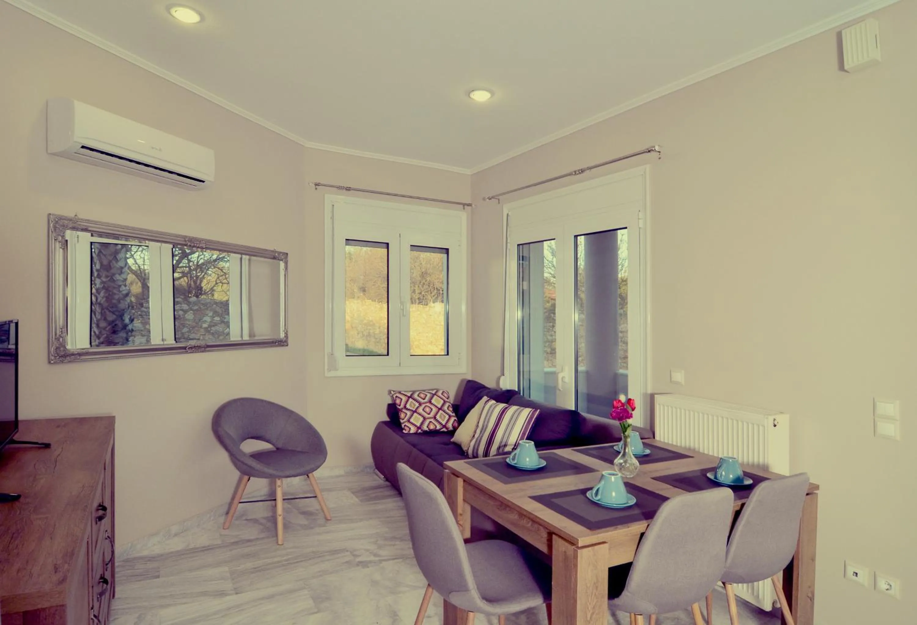 Living room in Mastiha Villas in Town