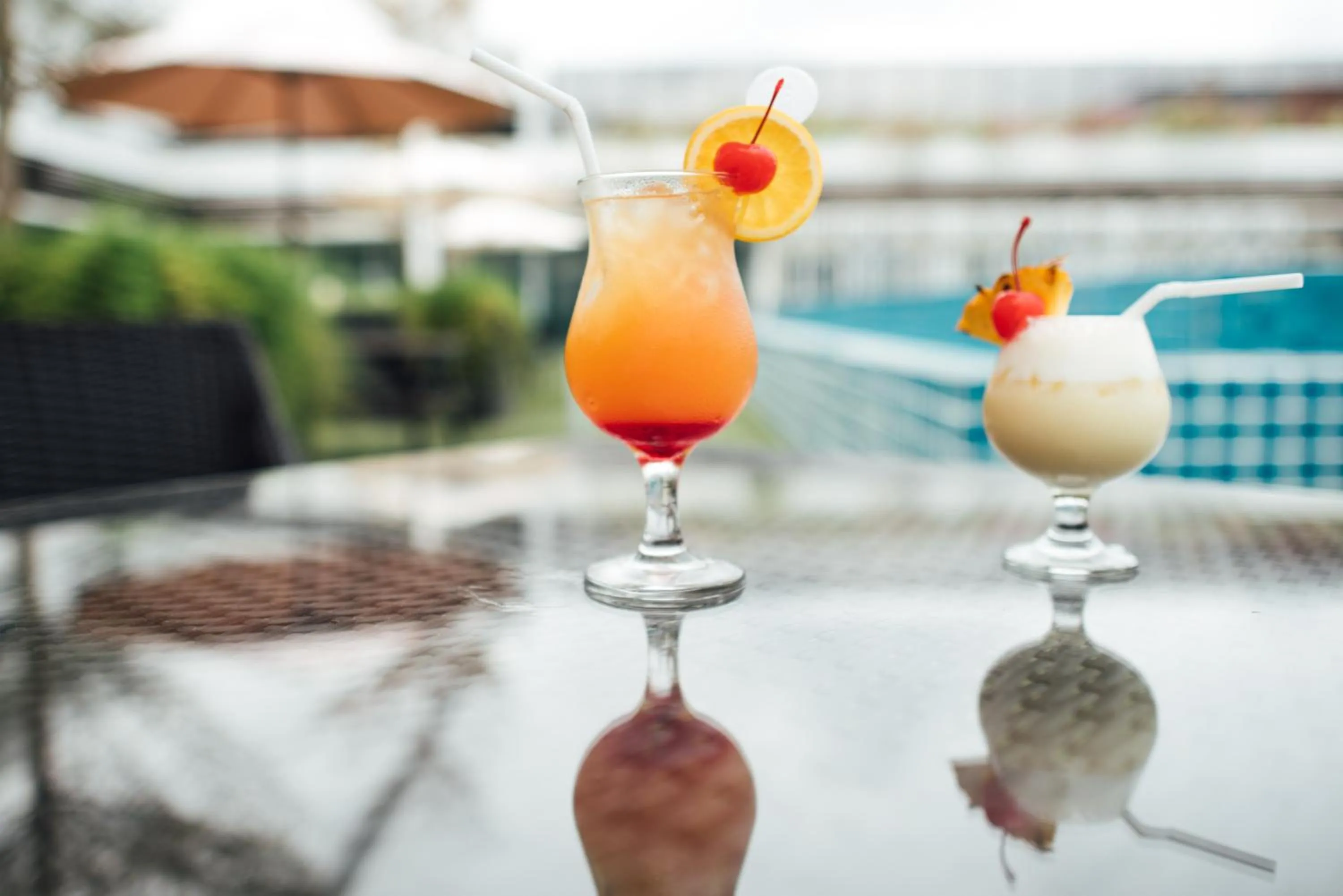 Pool view in Hotel Sfera