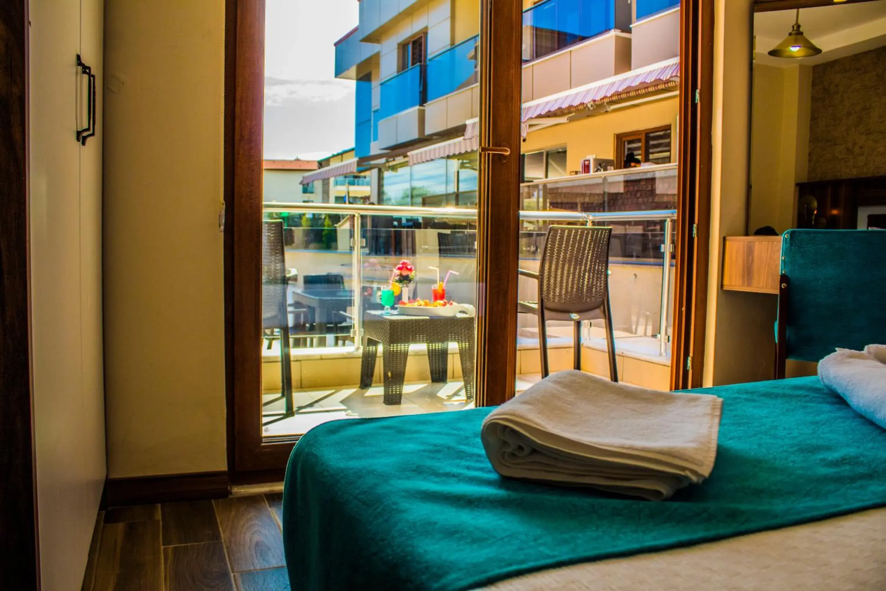 Balcony/Terrace, Bed in Form Thermal Hotel & SPA Kaz Dağları Balcony/Terrace, Bed in Form Thermal Hotel & SPA Kaz Dağları