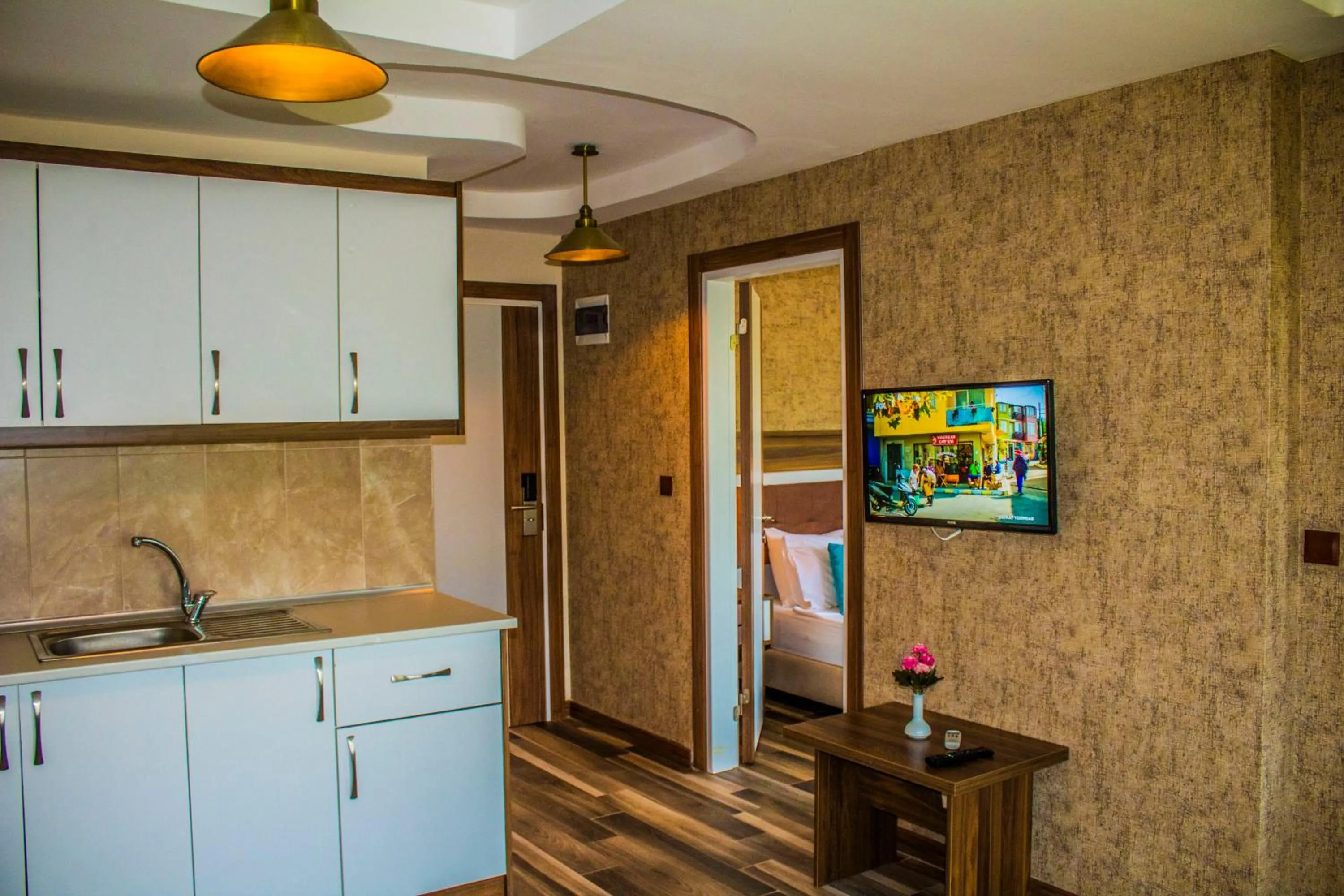 Kitchen or kitchenette in Form Thermal Hotel & SPA Kaz Dağları