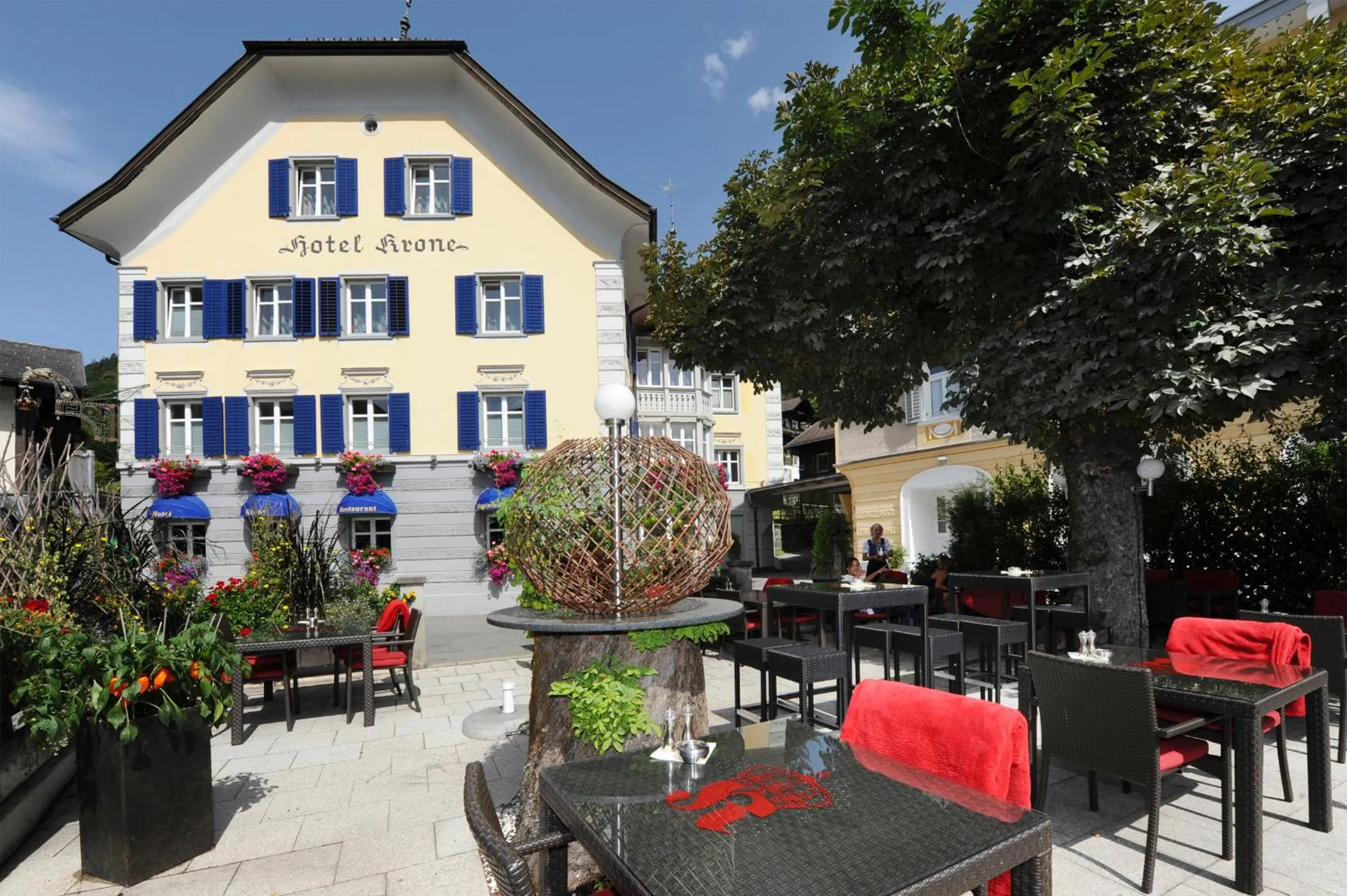 Garden in Hotel Krone