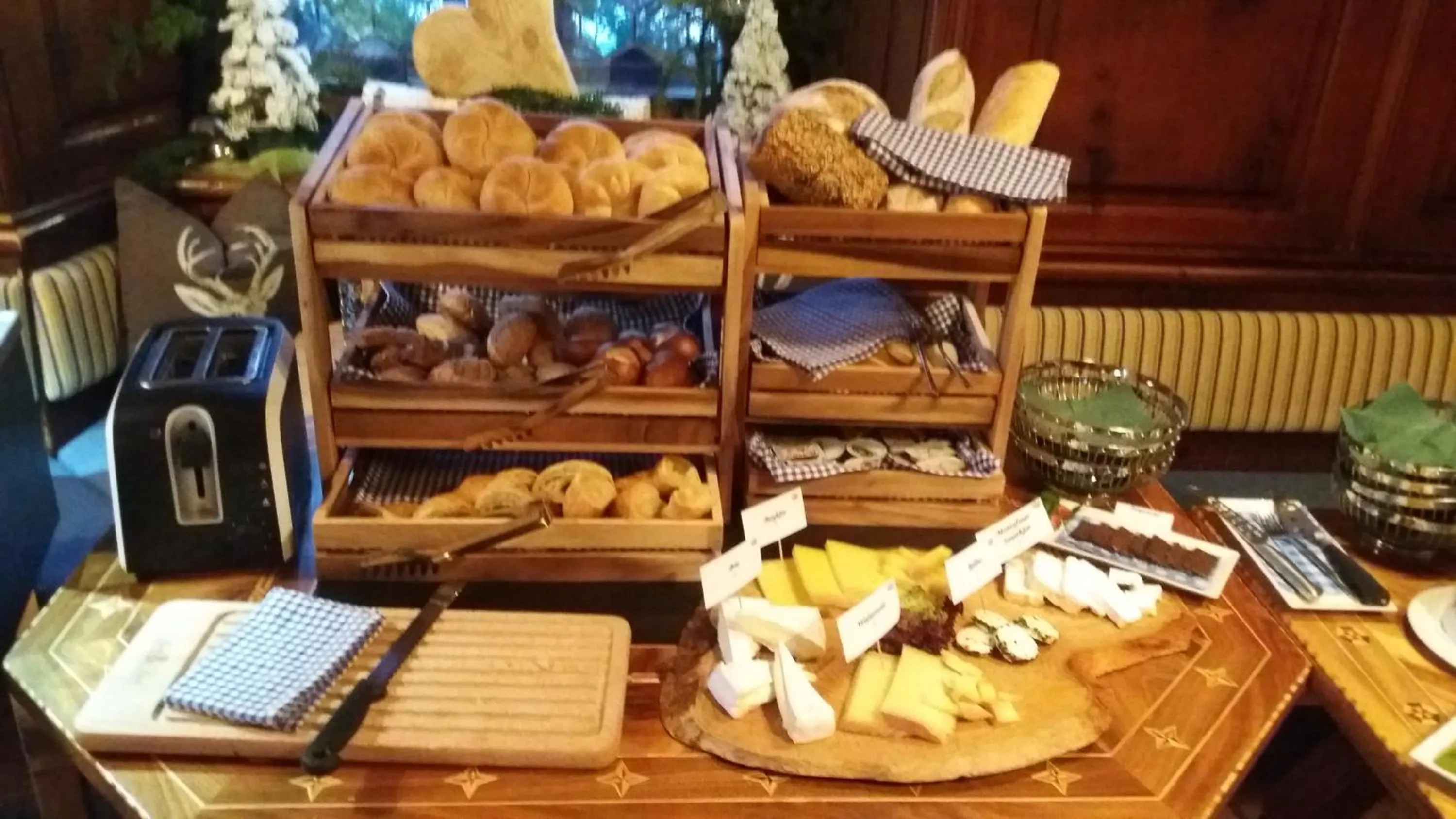 Buffet breakfast in Hotel Krone