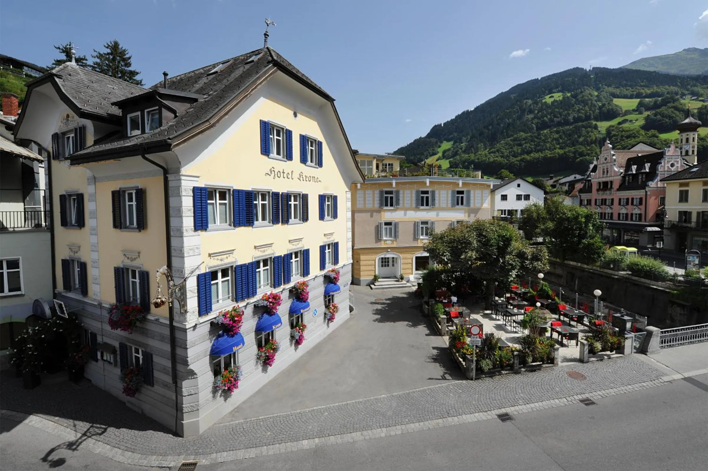Bird's eye view in Hotel Krone