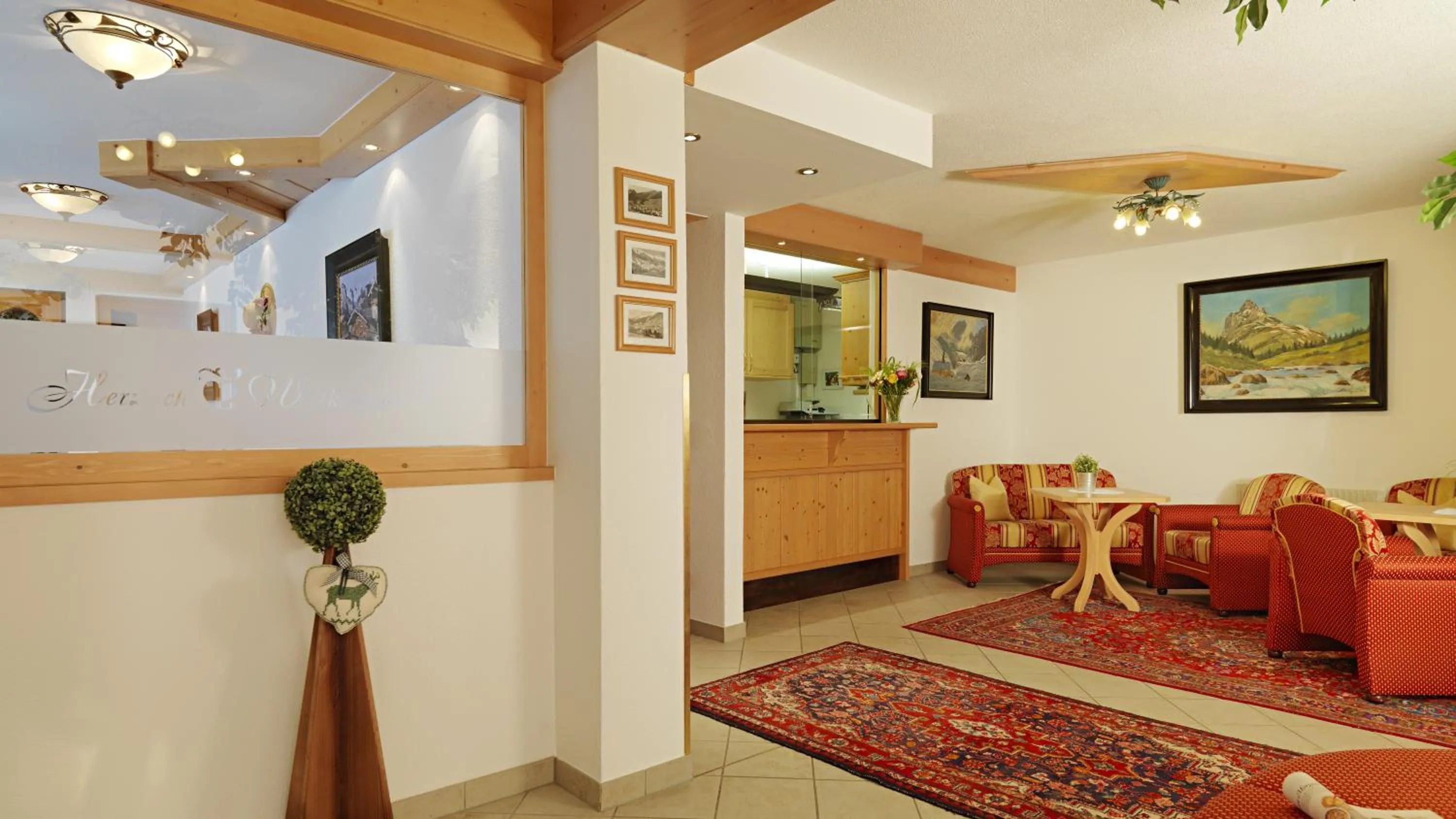 Lobby or reception in Landhaus Strolz