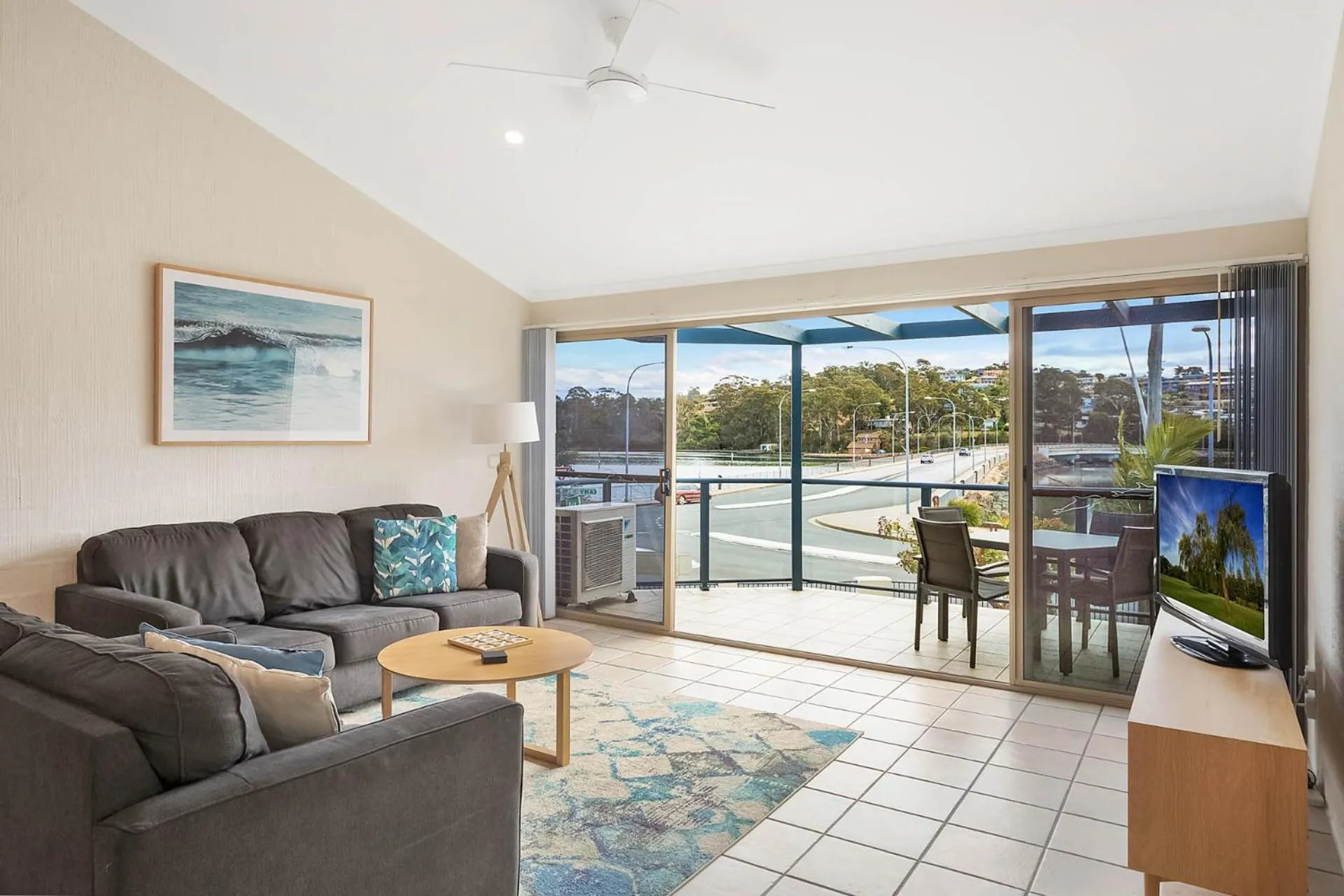 Living room in Sails Luxury Apartments Merimbula