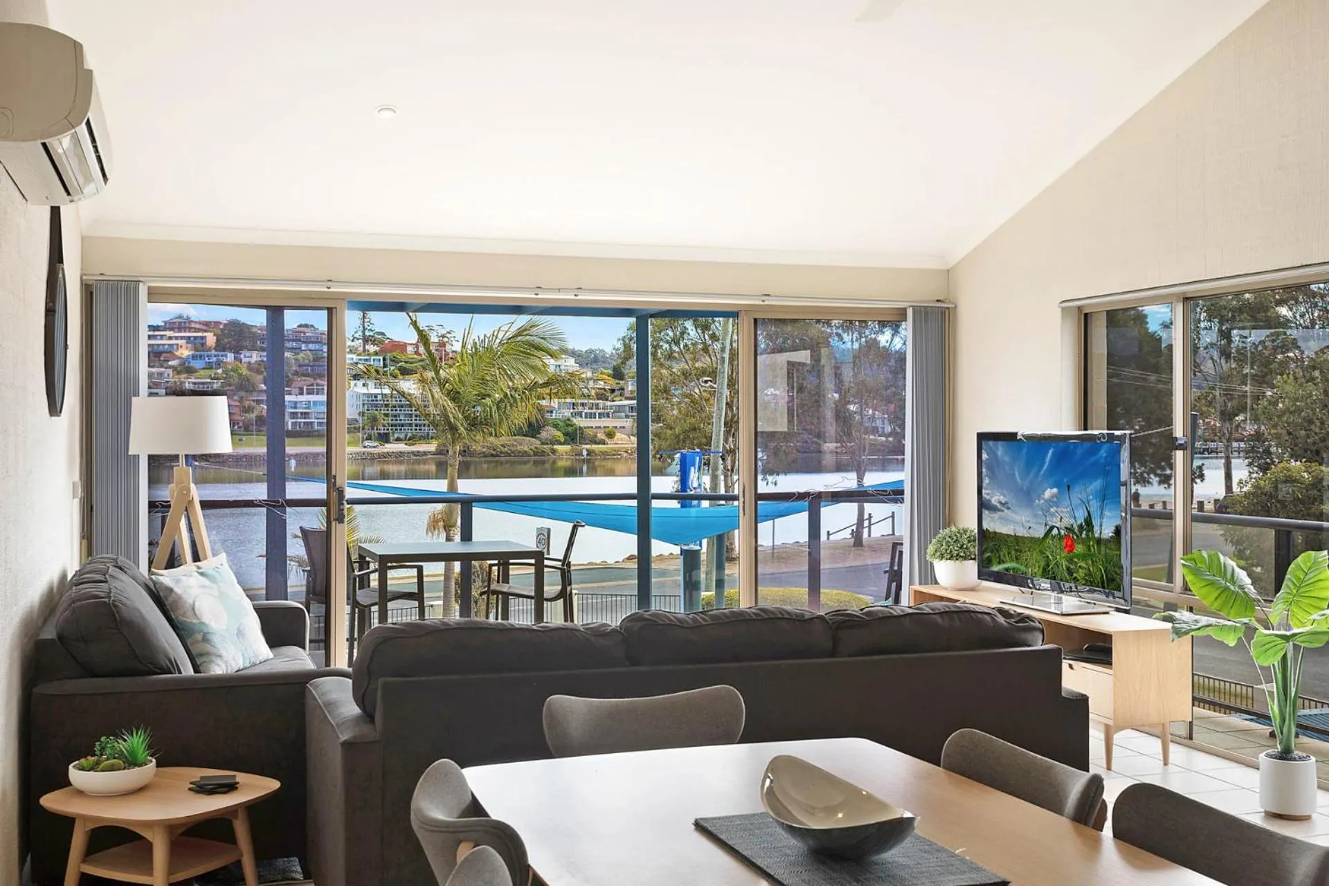 Lake view in Sails Luxury Apartments Merimbula