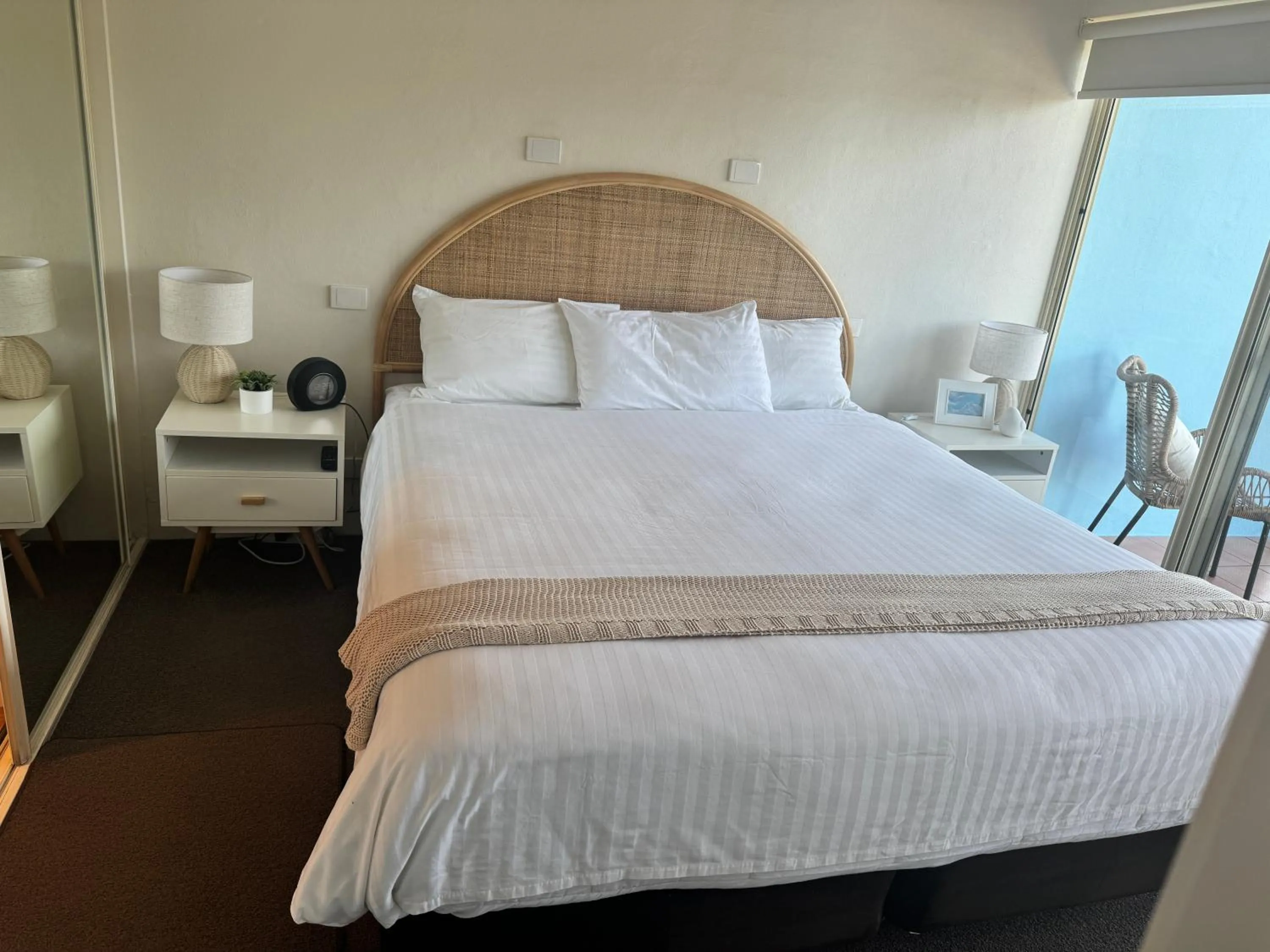 Bedroom, Bed in BlueWater Apartments