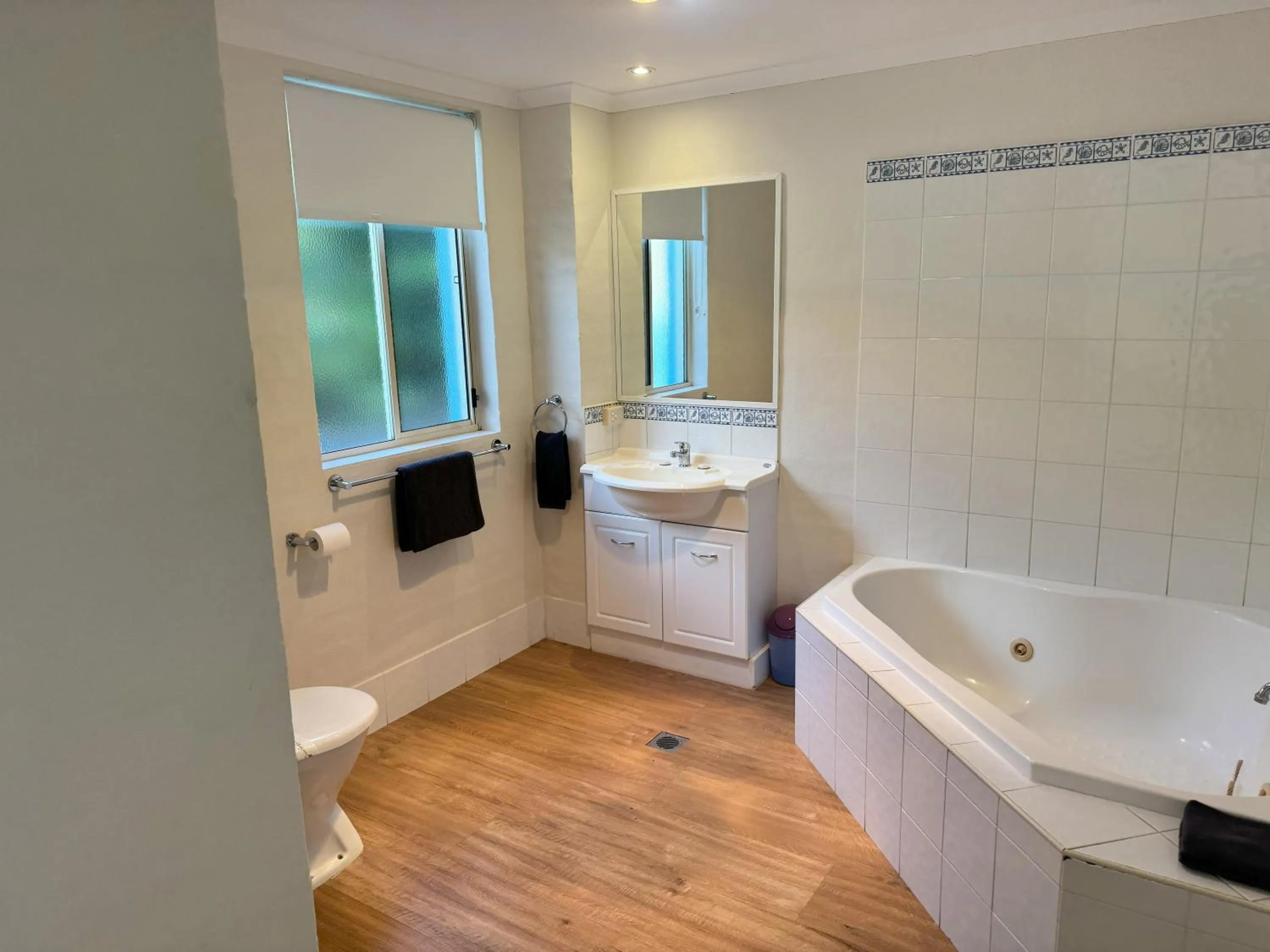 Bathroom in BlueWater Apartments