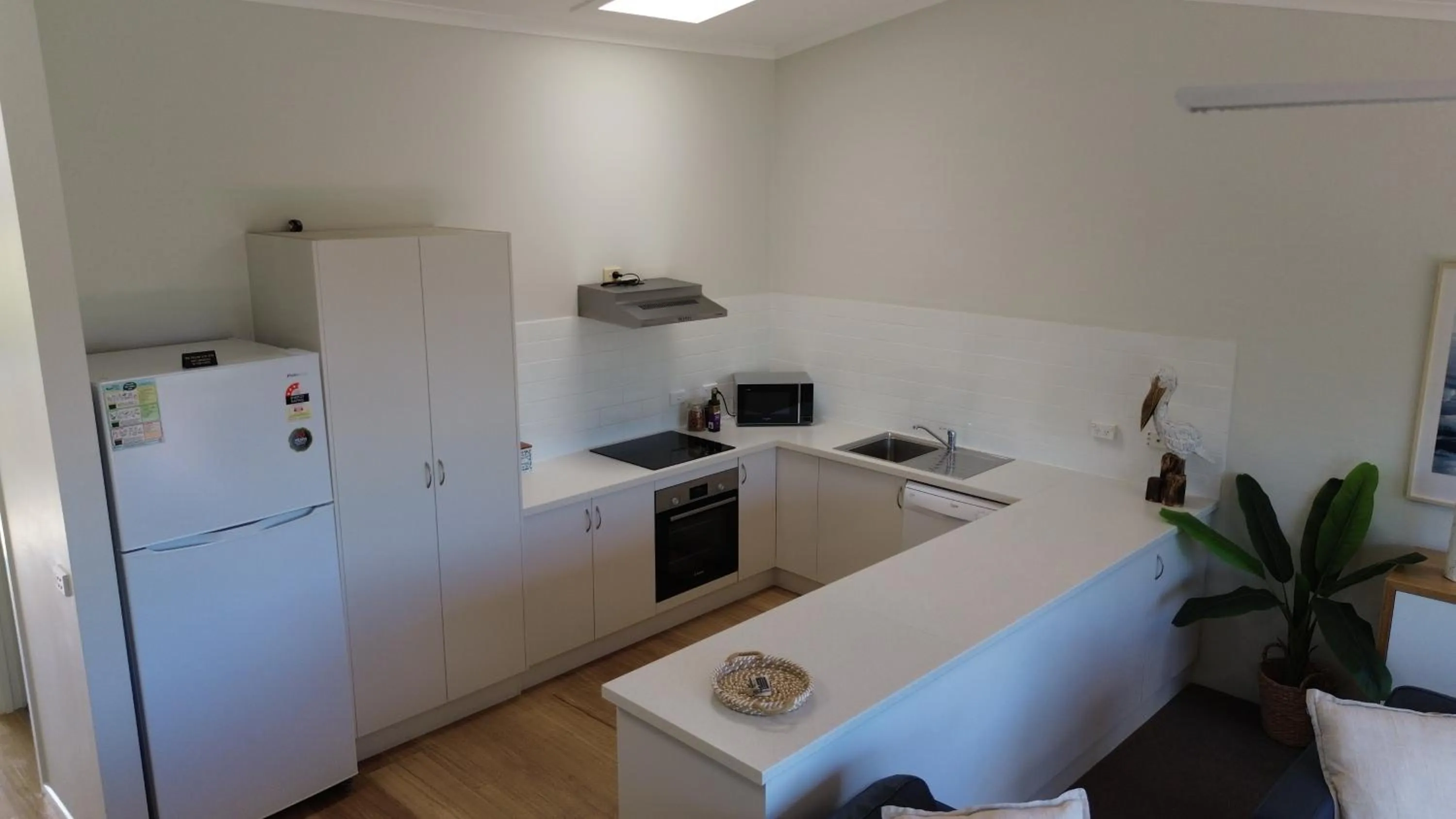 Kitchen or kitchenette in BlueWater Apartments