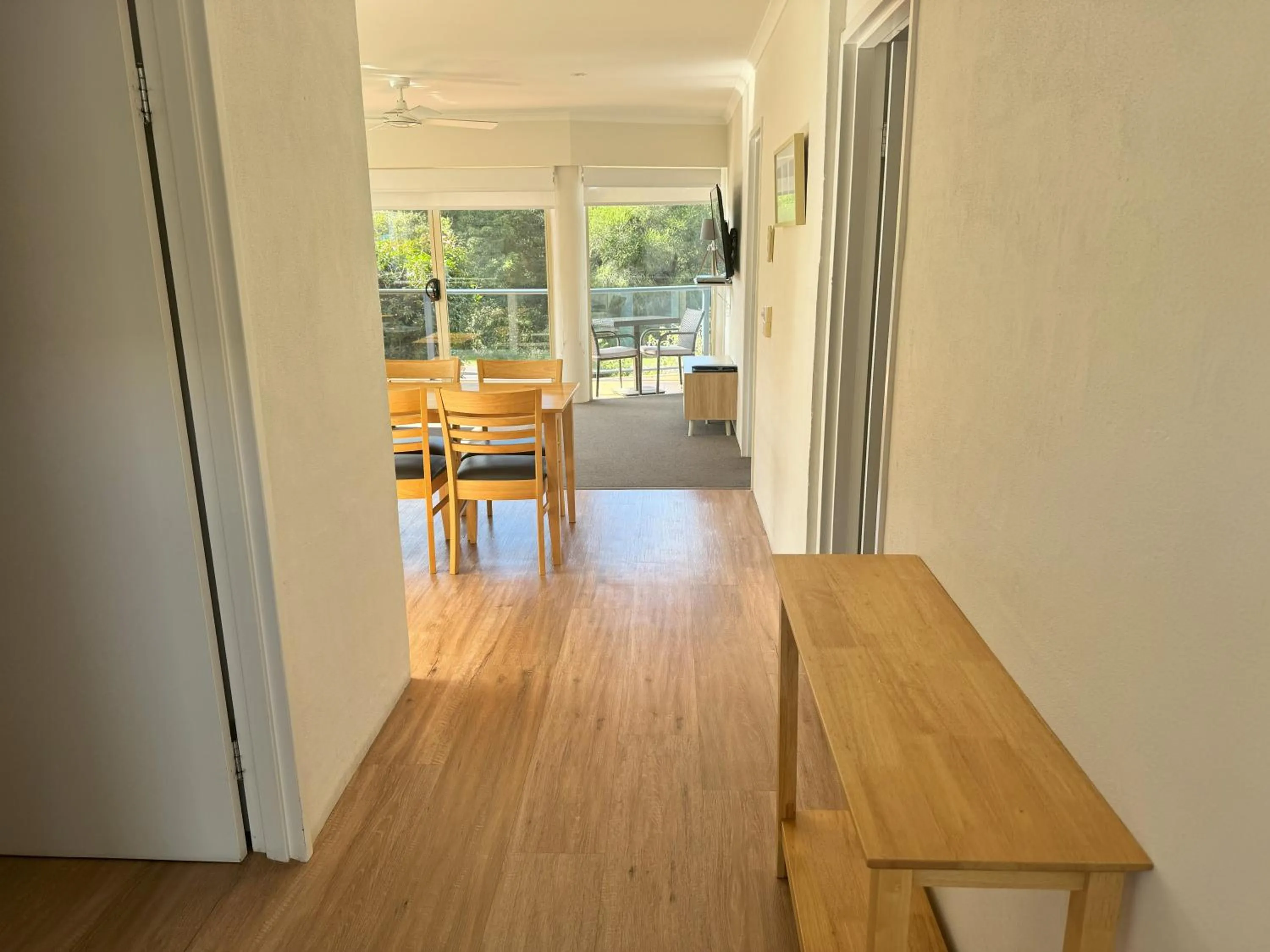 Facade/entrance in BlueWater Apartments