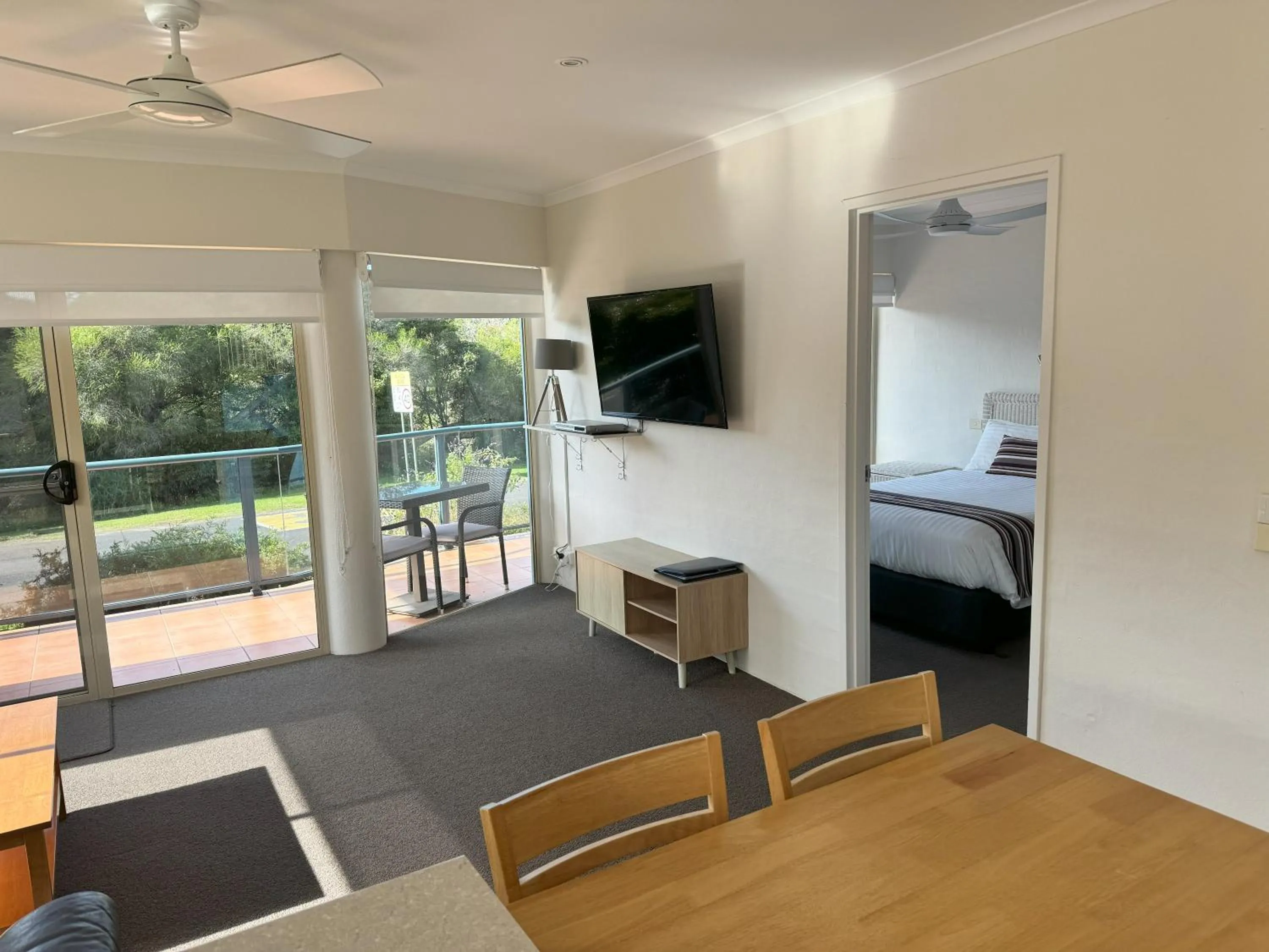 Living room in BlueWater Apartments