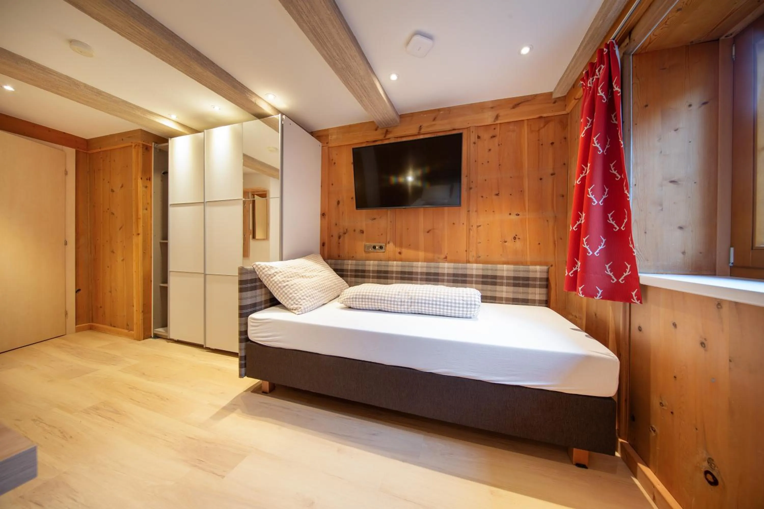 Bedroom, Bed in Hotel Garni Schönblick