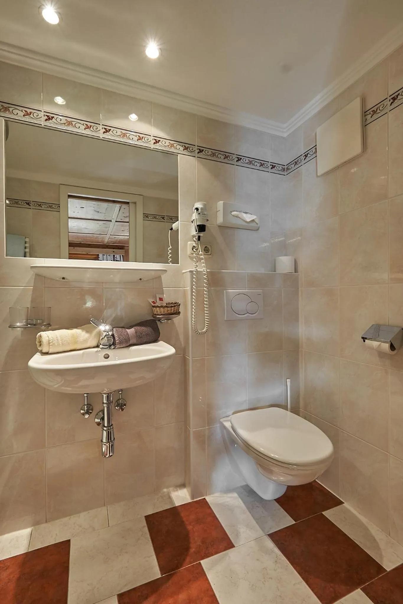 Bathroom in Hotel Garni Schönblick