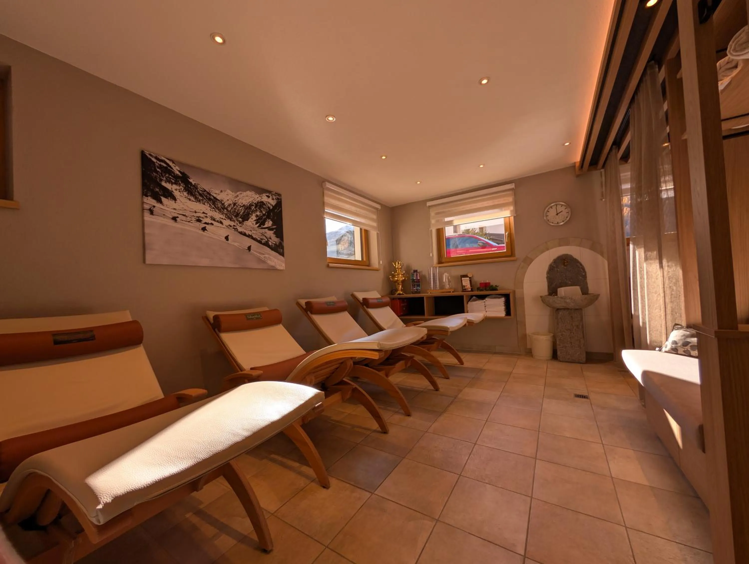 Spa and wellness centre/facilities in Hotel Garni Schönblick