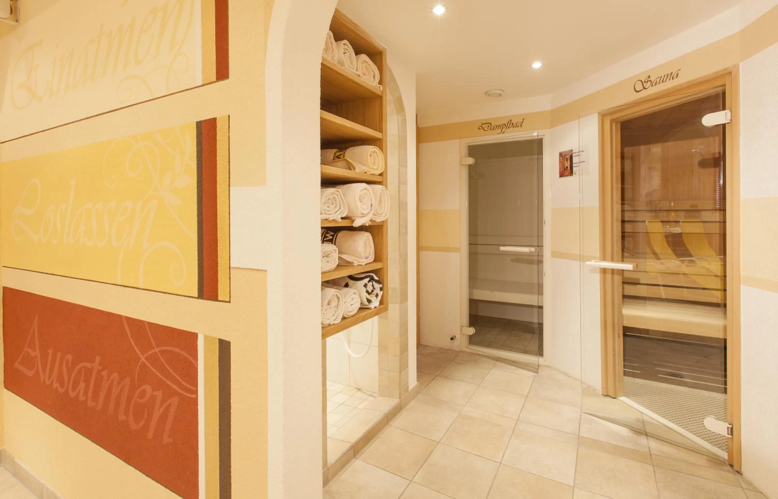 Spa and wellness centre/facilities in Hotel Garni Schönblick