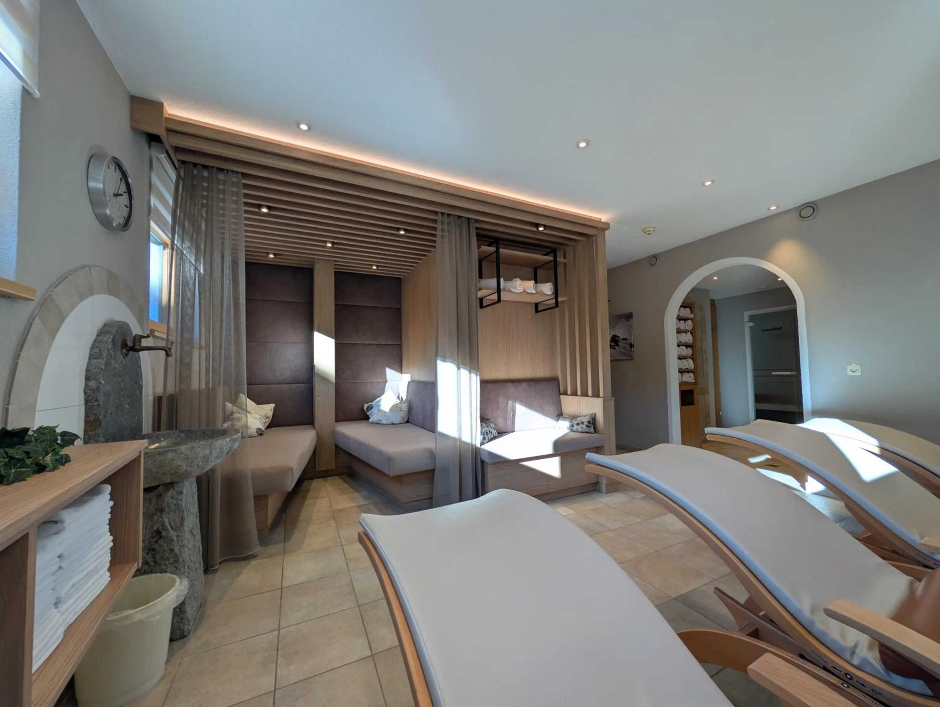 Spa and wellness centre/facilities in Hotel Garni Schönblick