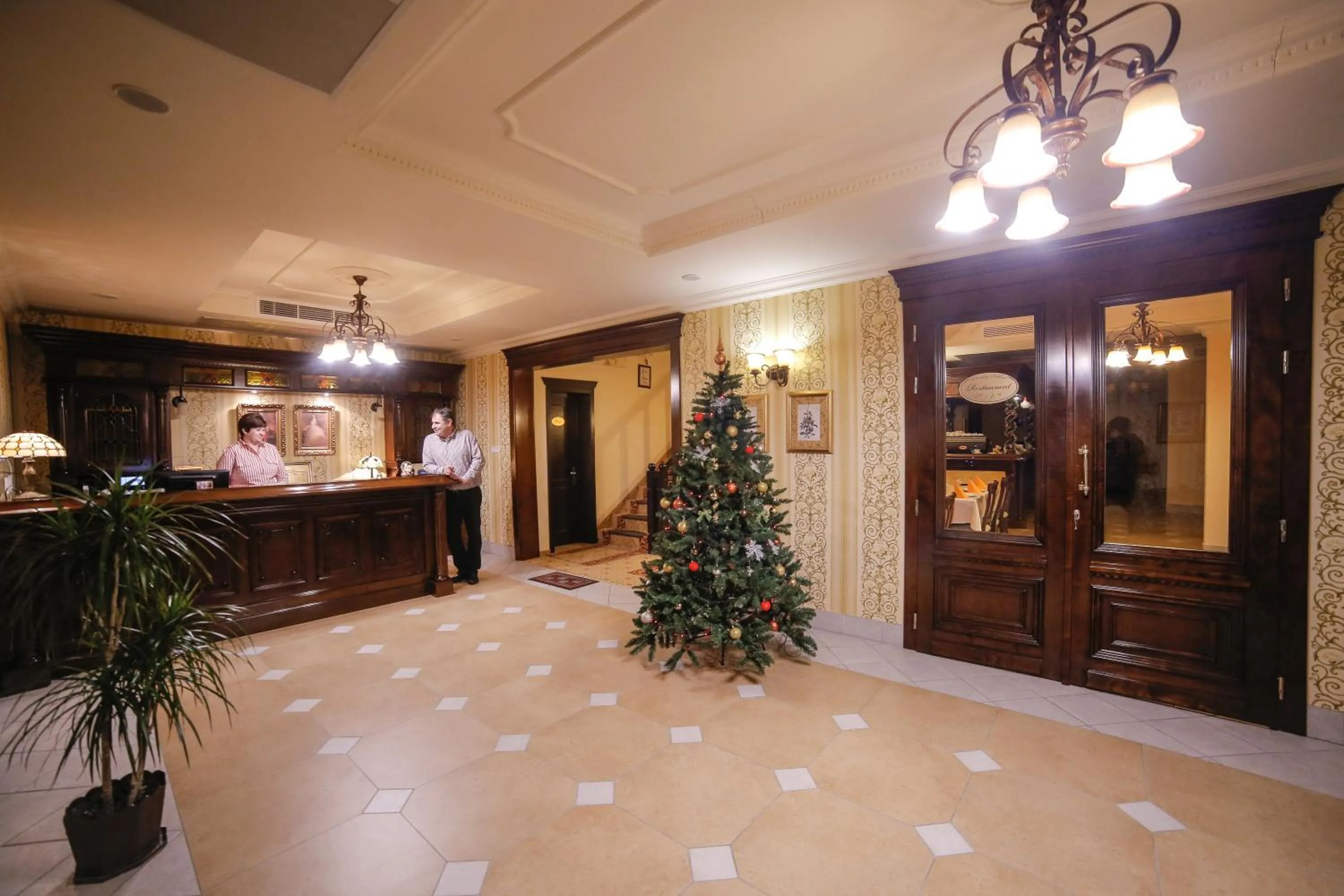 Lobby or reception in Pension Noblesse