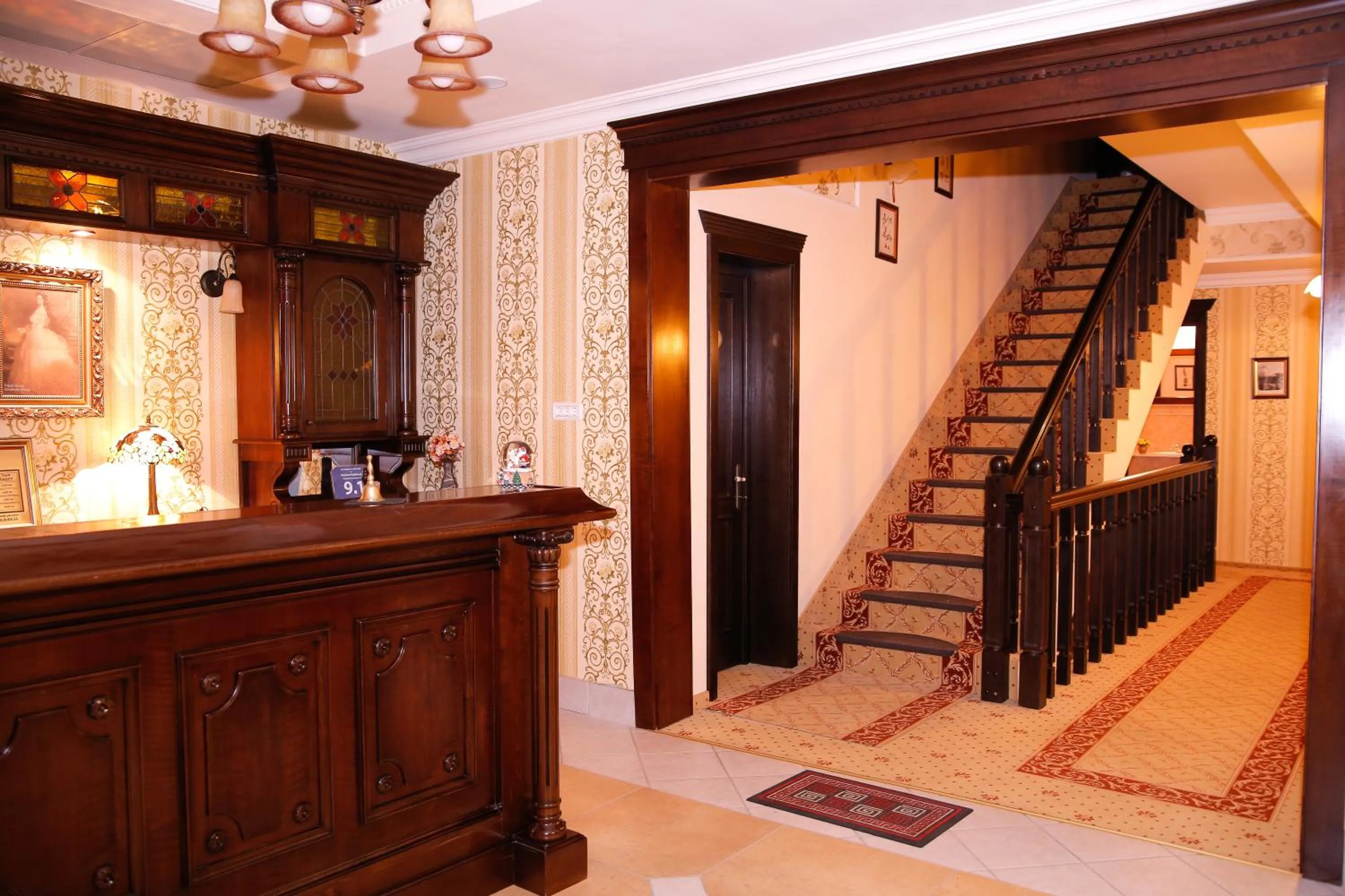 Lobby or reception in Pension Noblesse