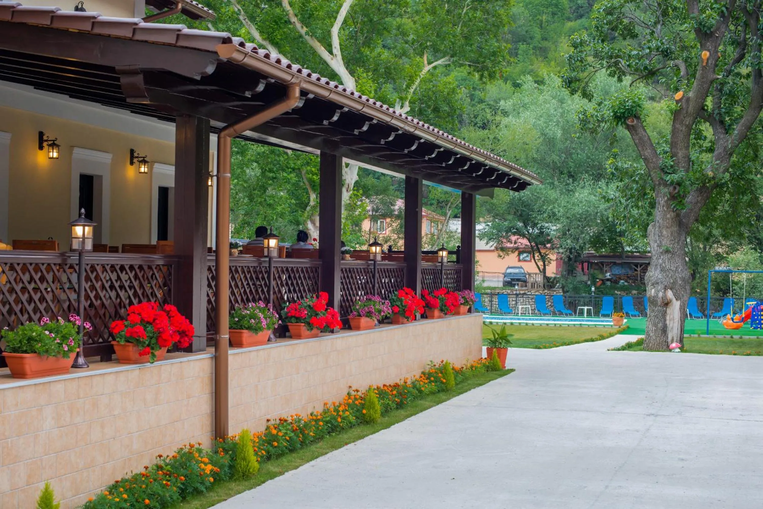 Balcony/Terrace in Pension Noblesse