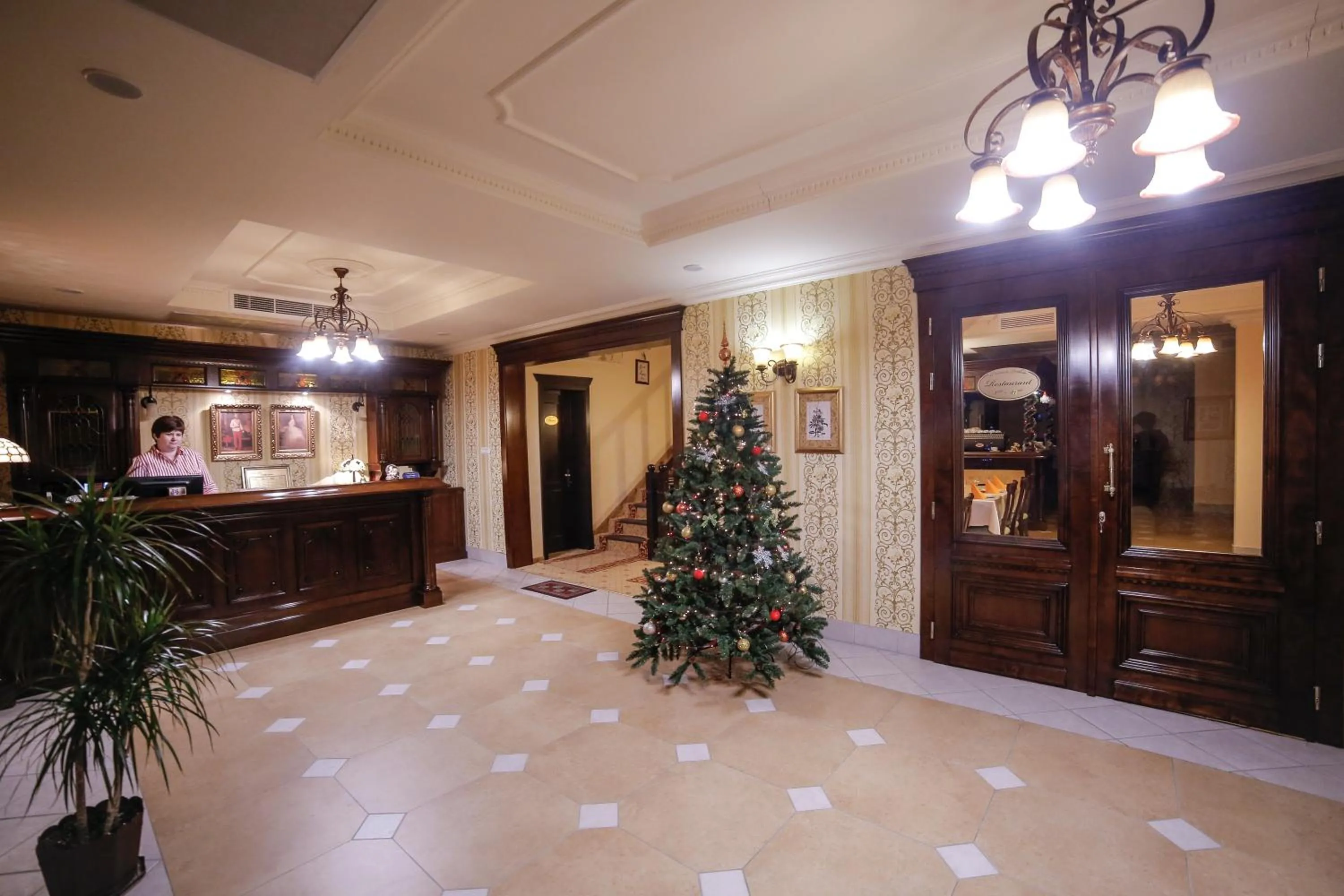 Lobby or reception in Pension Noblesse