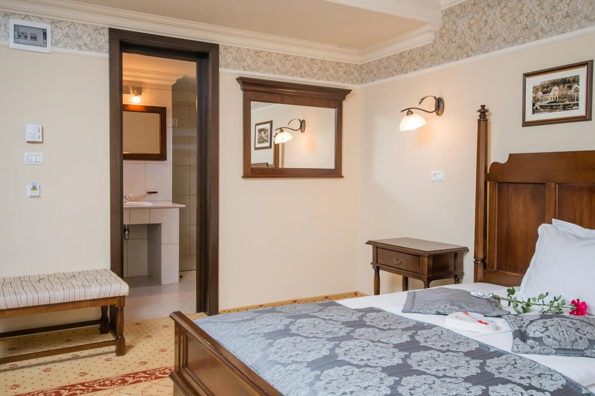 Bed in Pension Noblesse