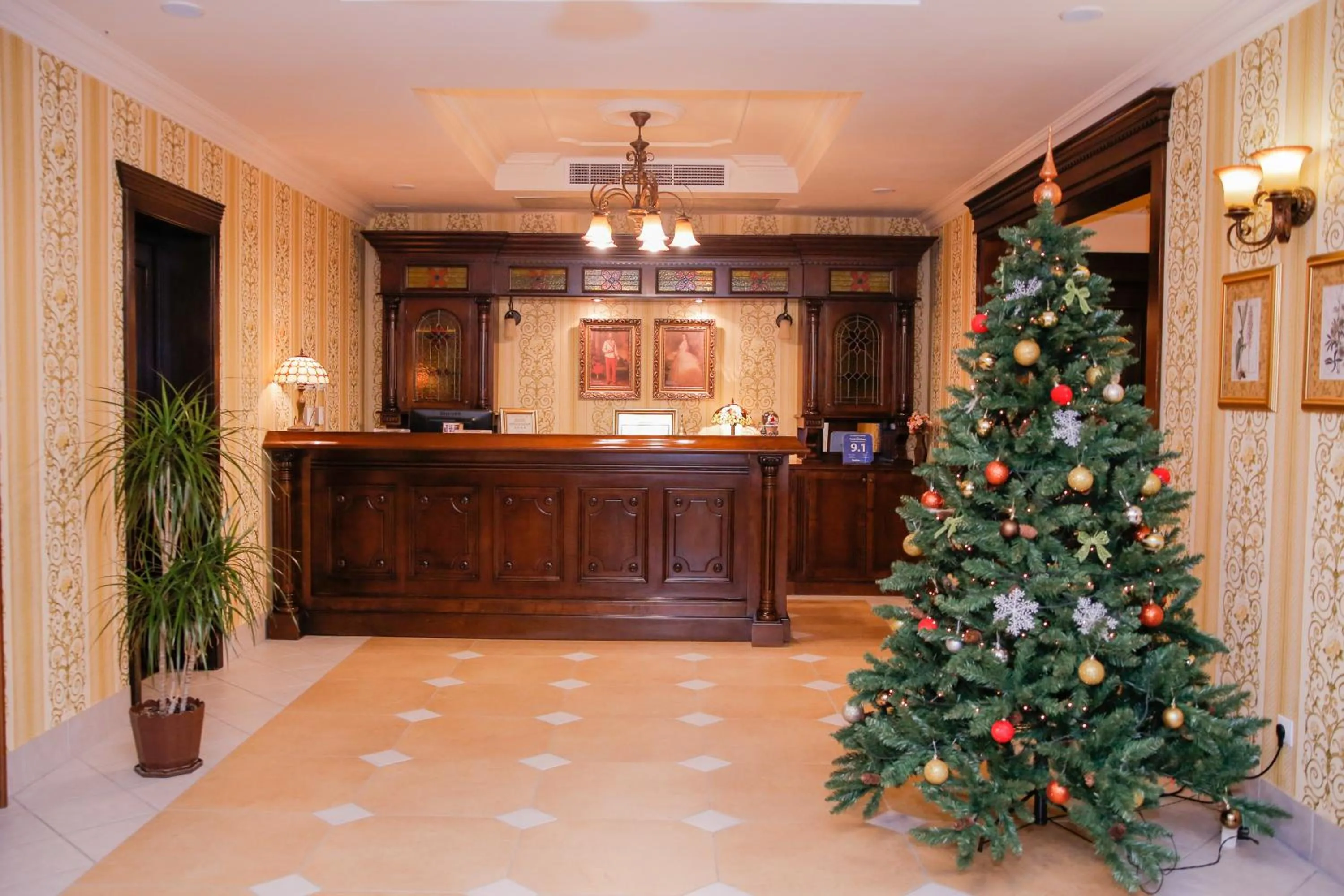 Lobby or reception in Pension Noblesse