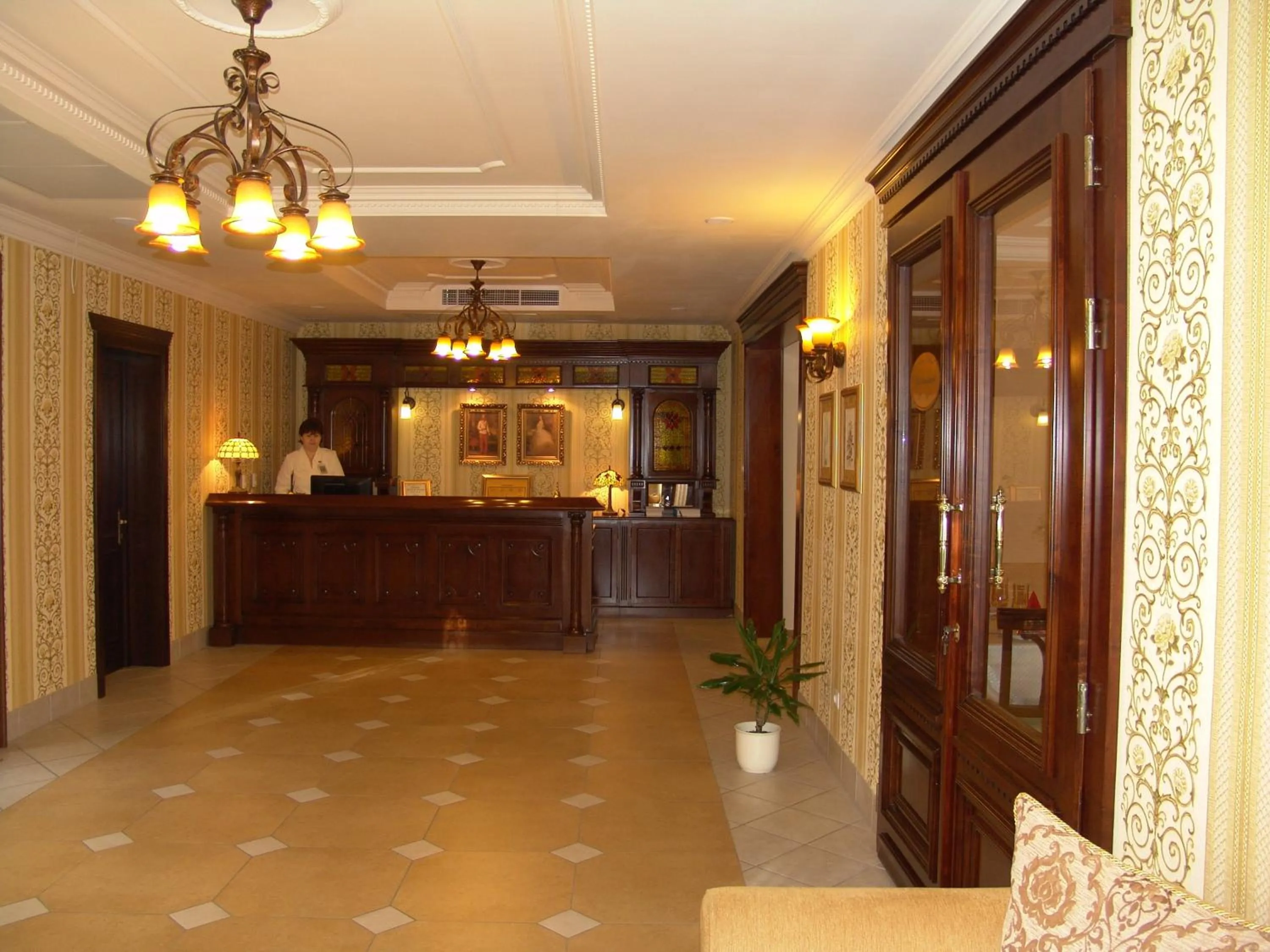 Lobby or reception in Pension Noblesse