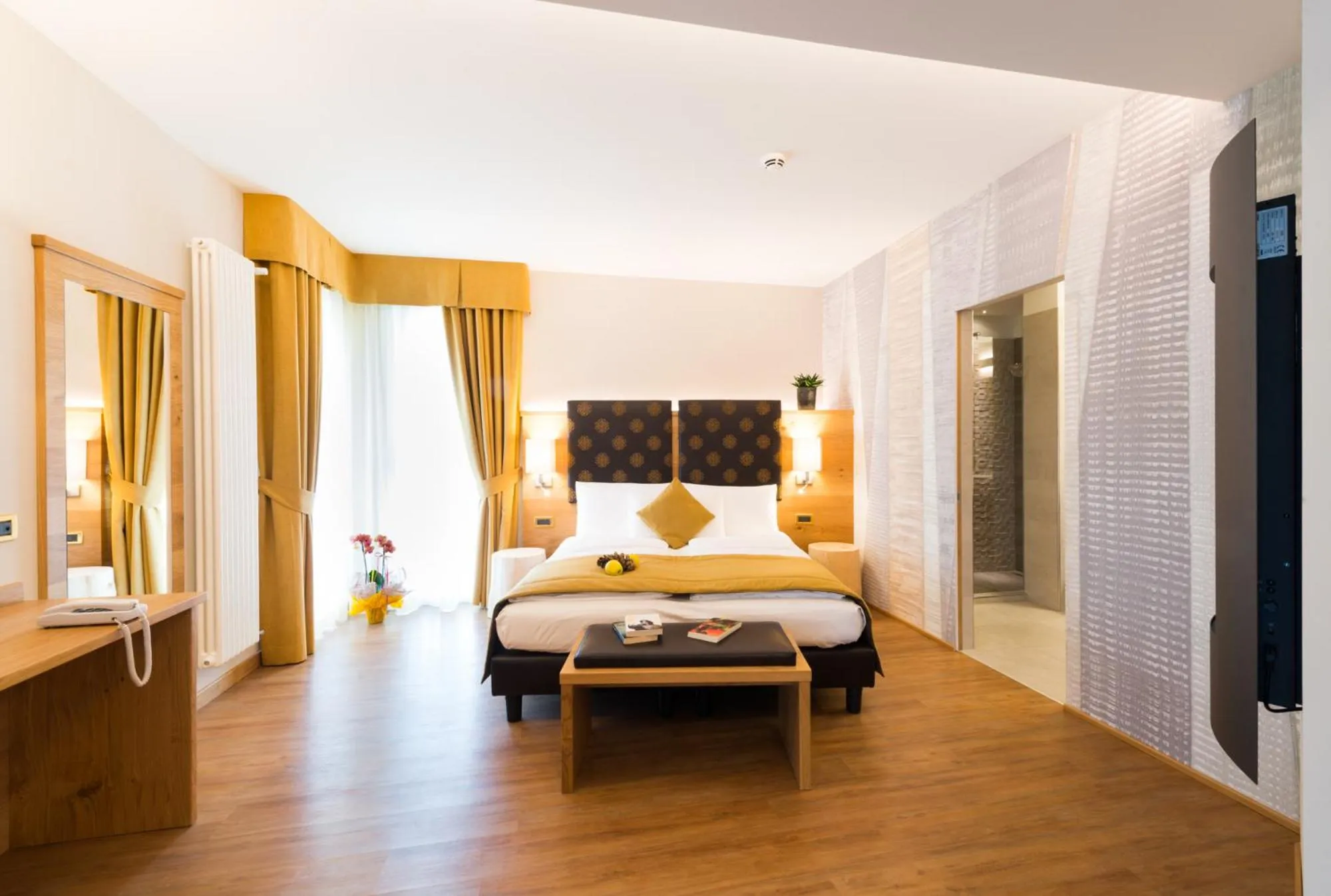 Bed in Hotel Ambassador