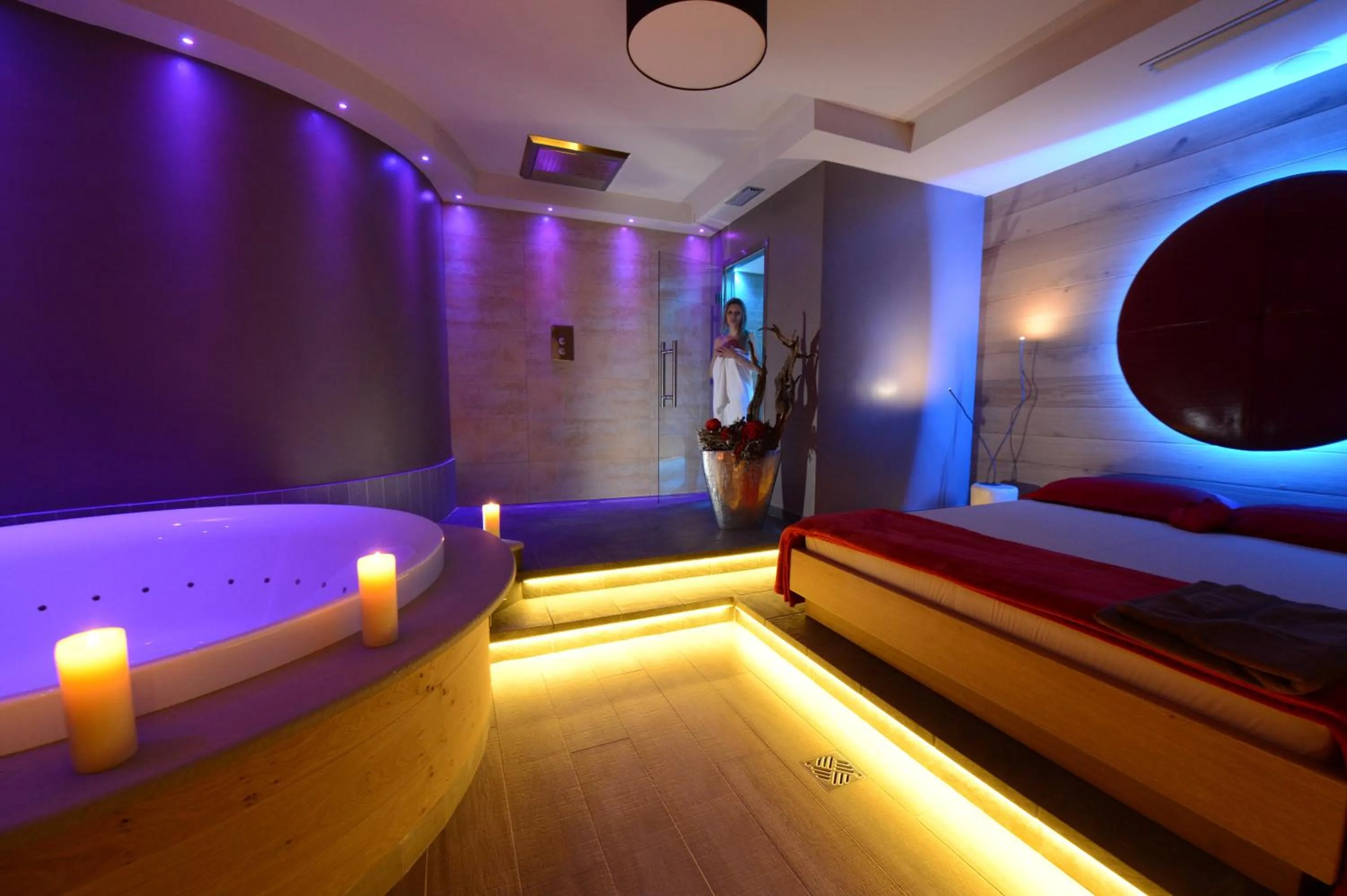 Spa and wellness centre/facilities, Bed in Hotel Ambassador