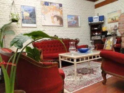 Living room in B&B La Villa Zarin