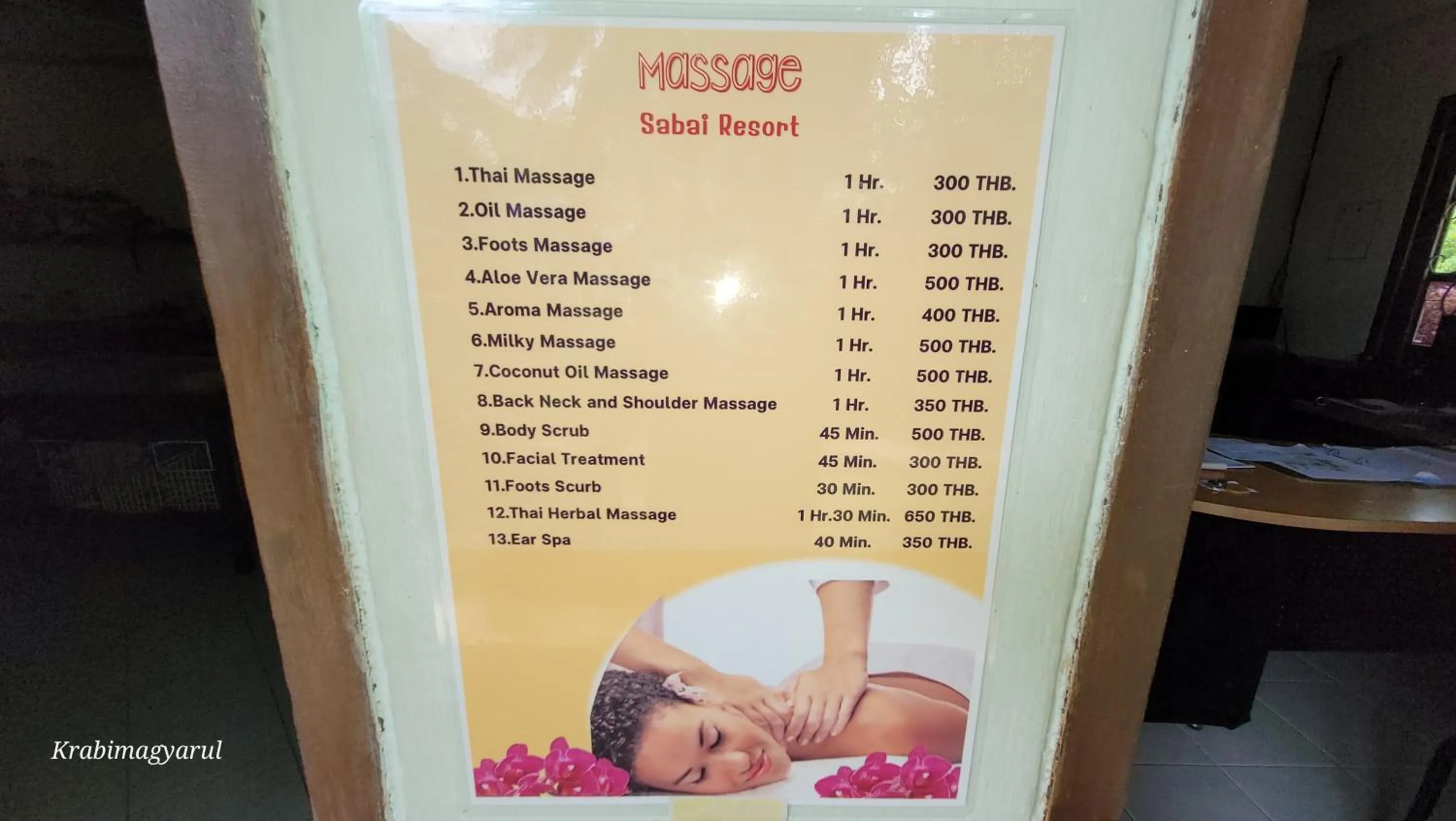 Massage in Sabai Resort