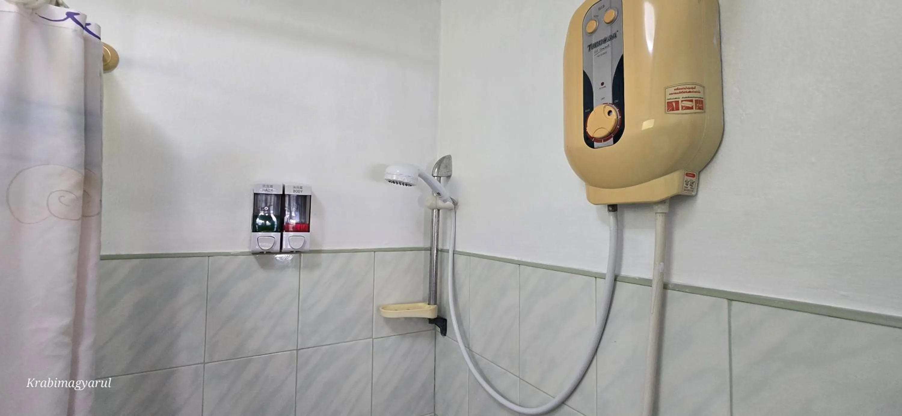 Shower in Sabai Resort