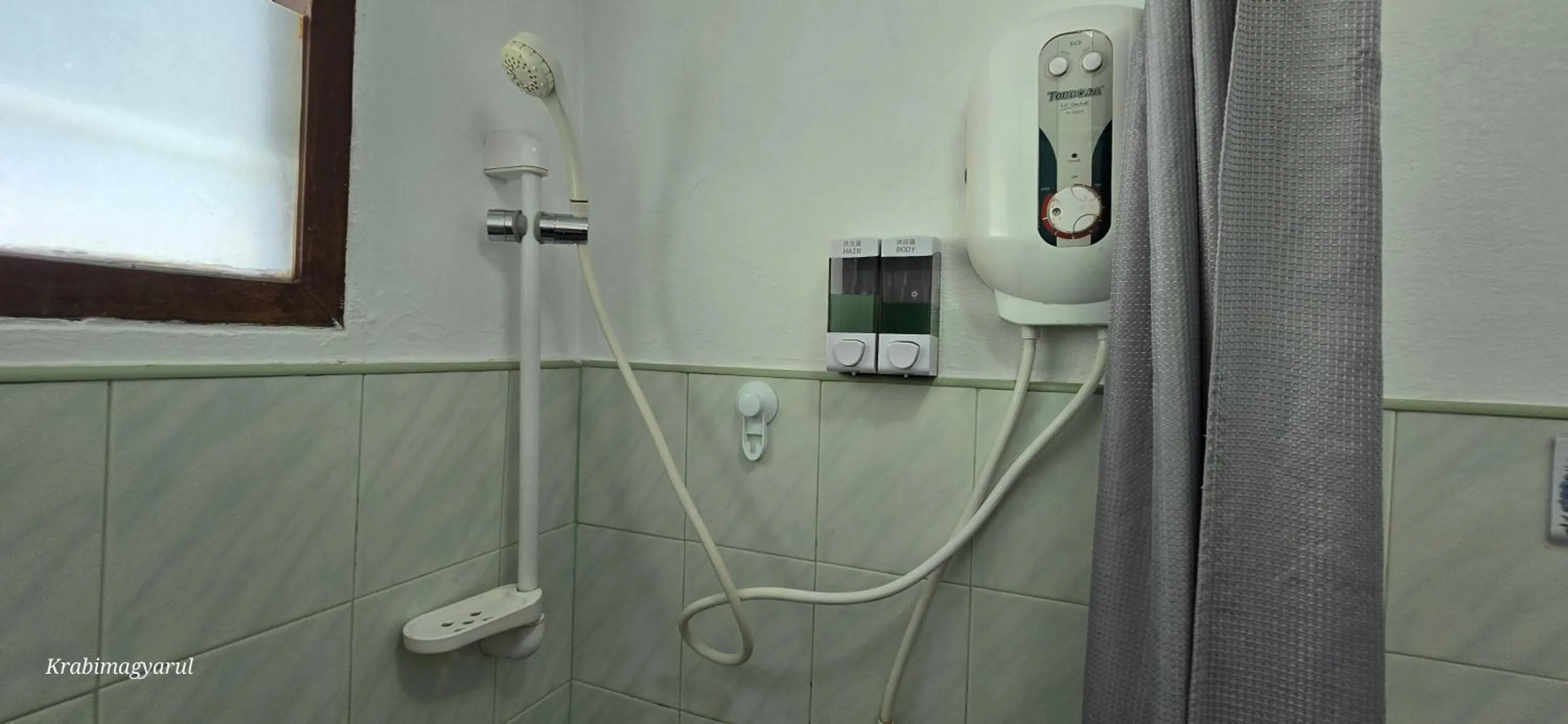 Shower in Sabai Resort