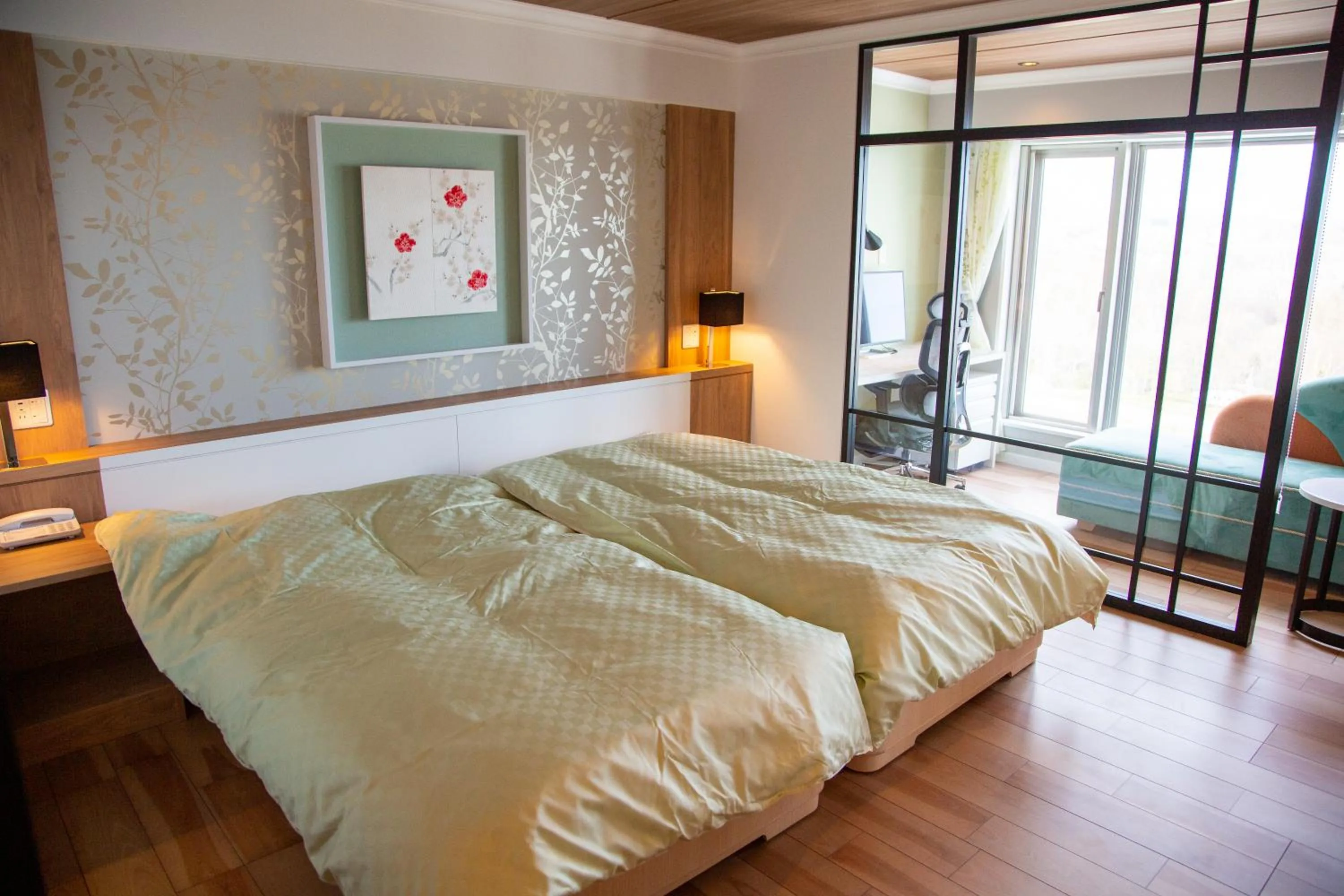 Bedroom, Bed in Shiretoko Daiichi Hotel